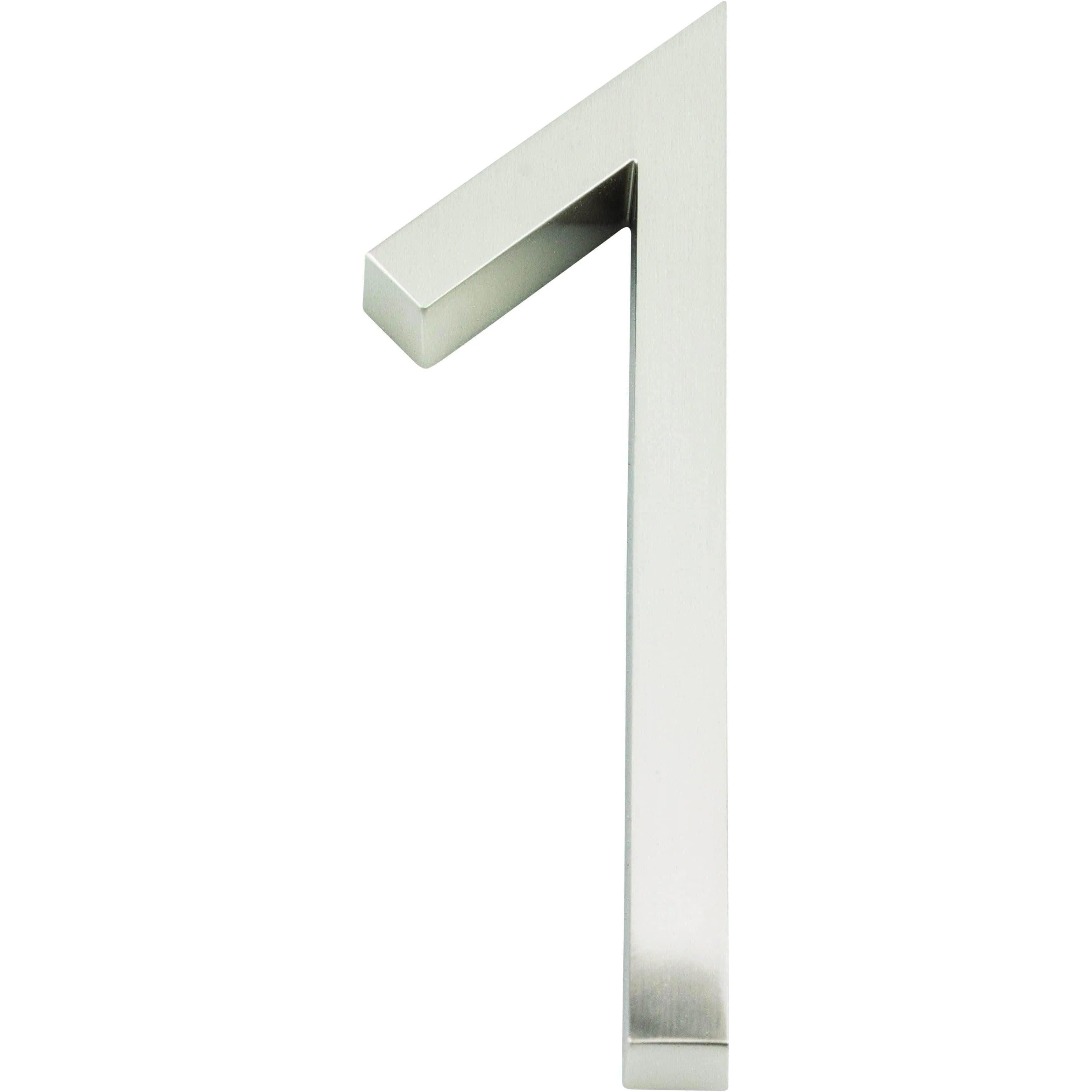 Atlas Homewares - Modern Avalon House Numbers - AVN1-L-BRN - Canada Light Shop