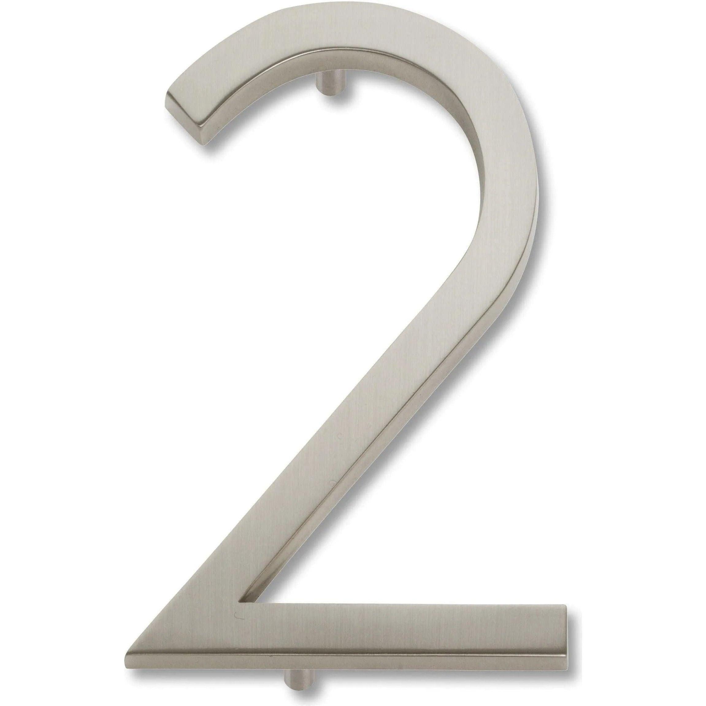 Atlas Homewares - Modern Avalon House Numbers - AVN2-BRN - Canada Light Shop