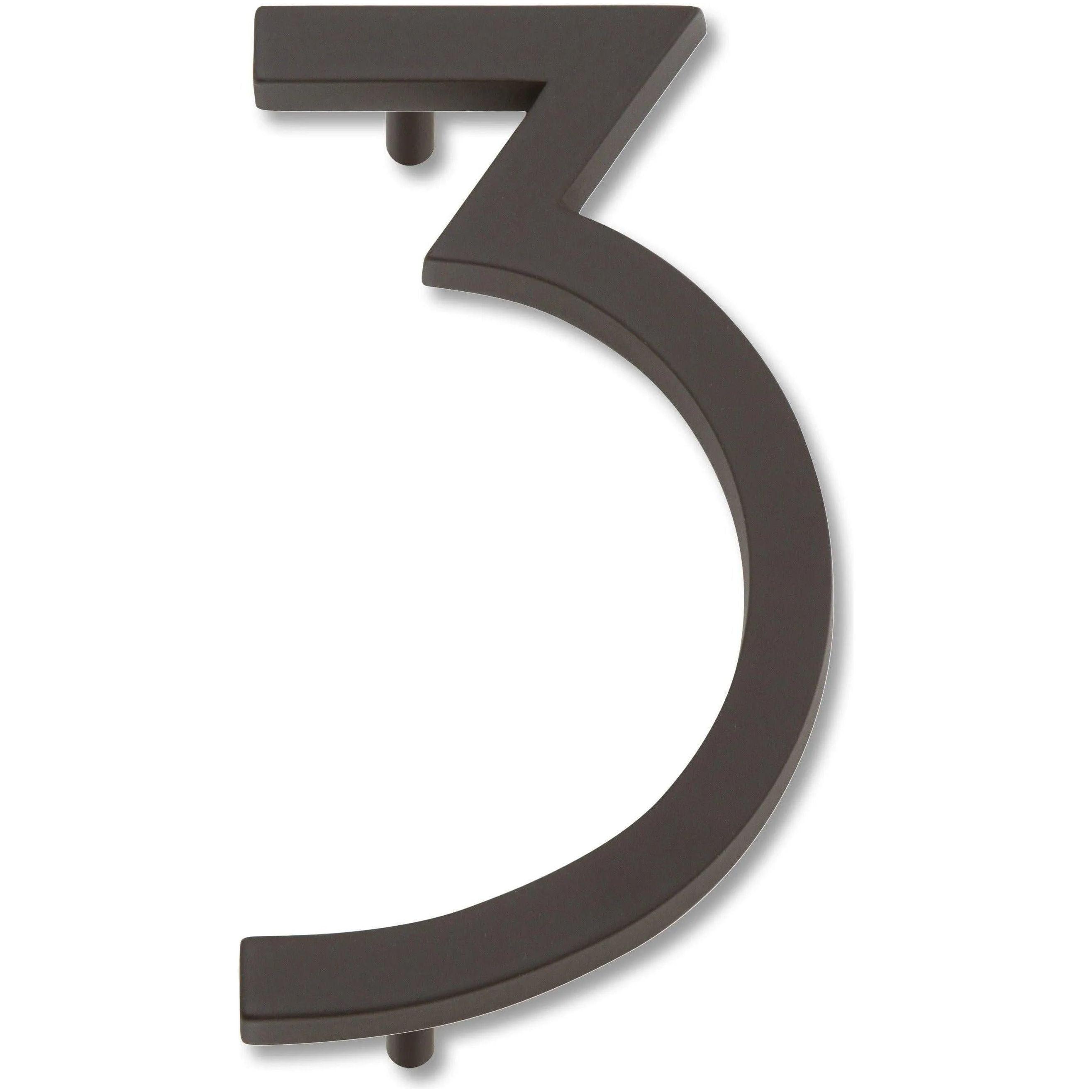 Atlas Homewares - Modern Avalon House Numbers - AVN3-O - Canada Light Shop