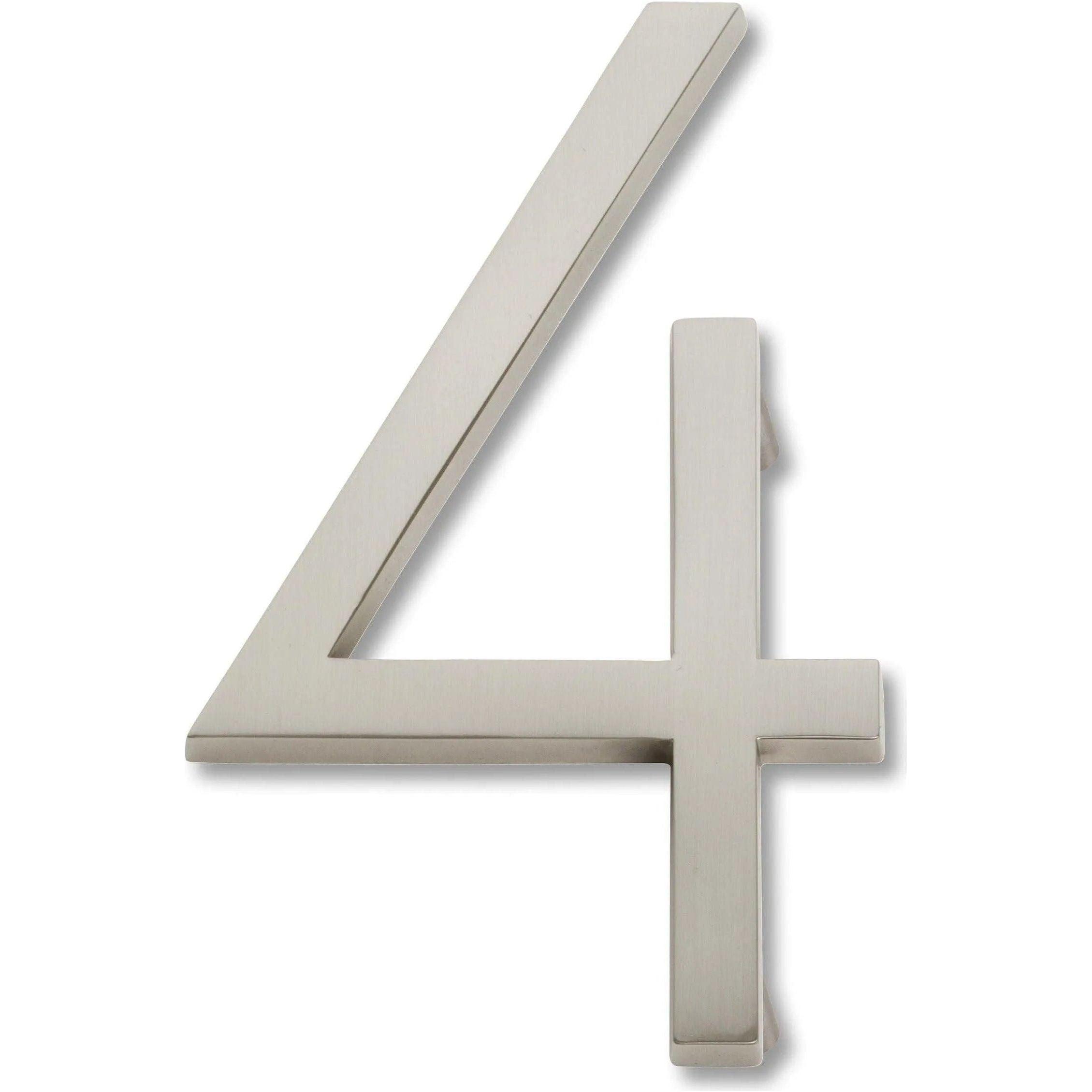 Atlas Homewares - Modern Avalon House Numbers - AVN4-BRN - Canada Light Shop