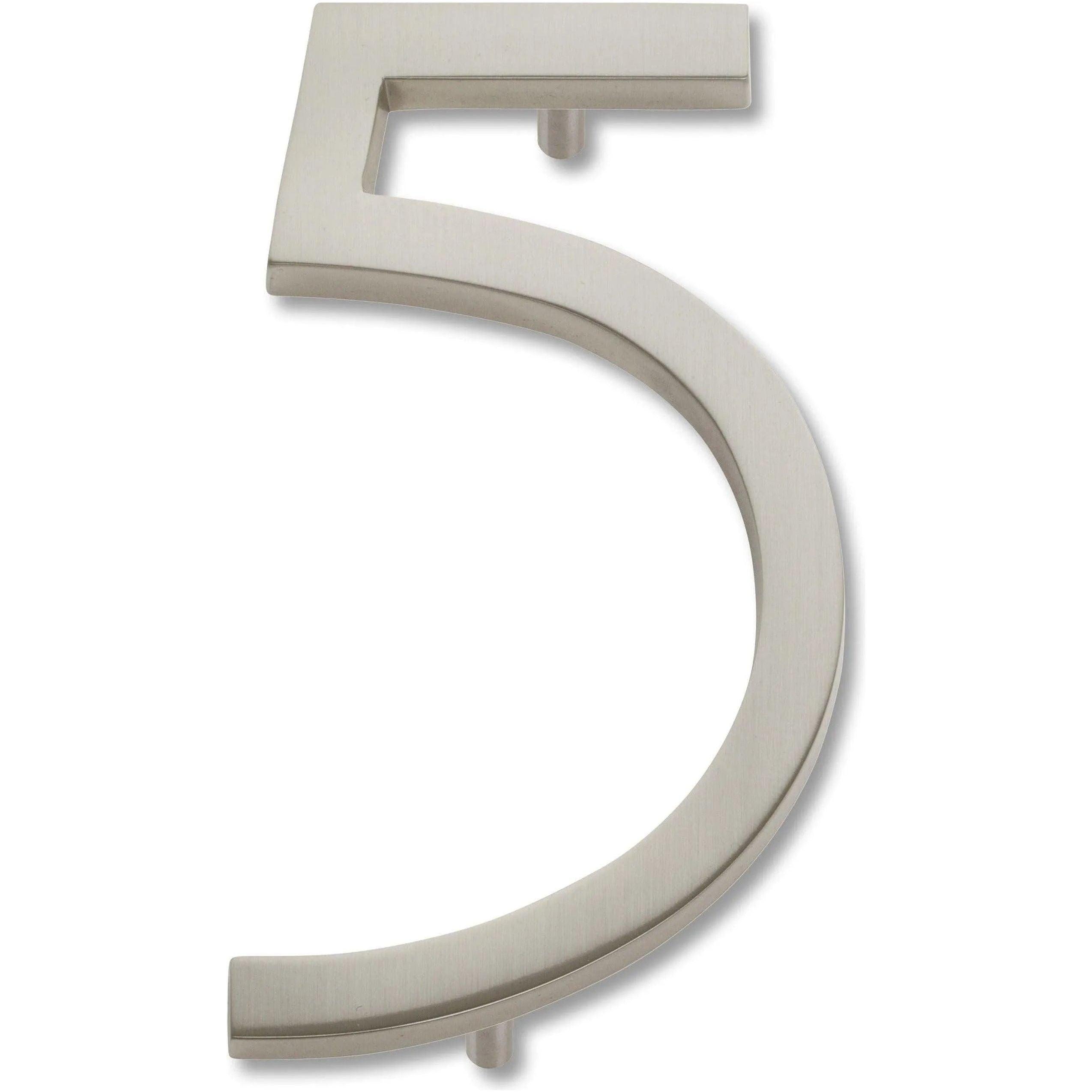 Atlas Homewares - Modern Avalon House Numbers - AVN5-BRN - Canada Light Shop