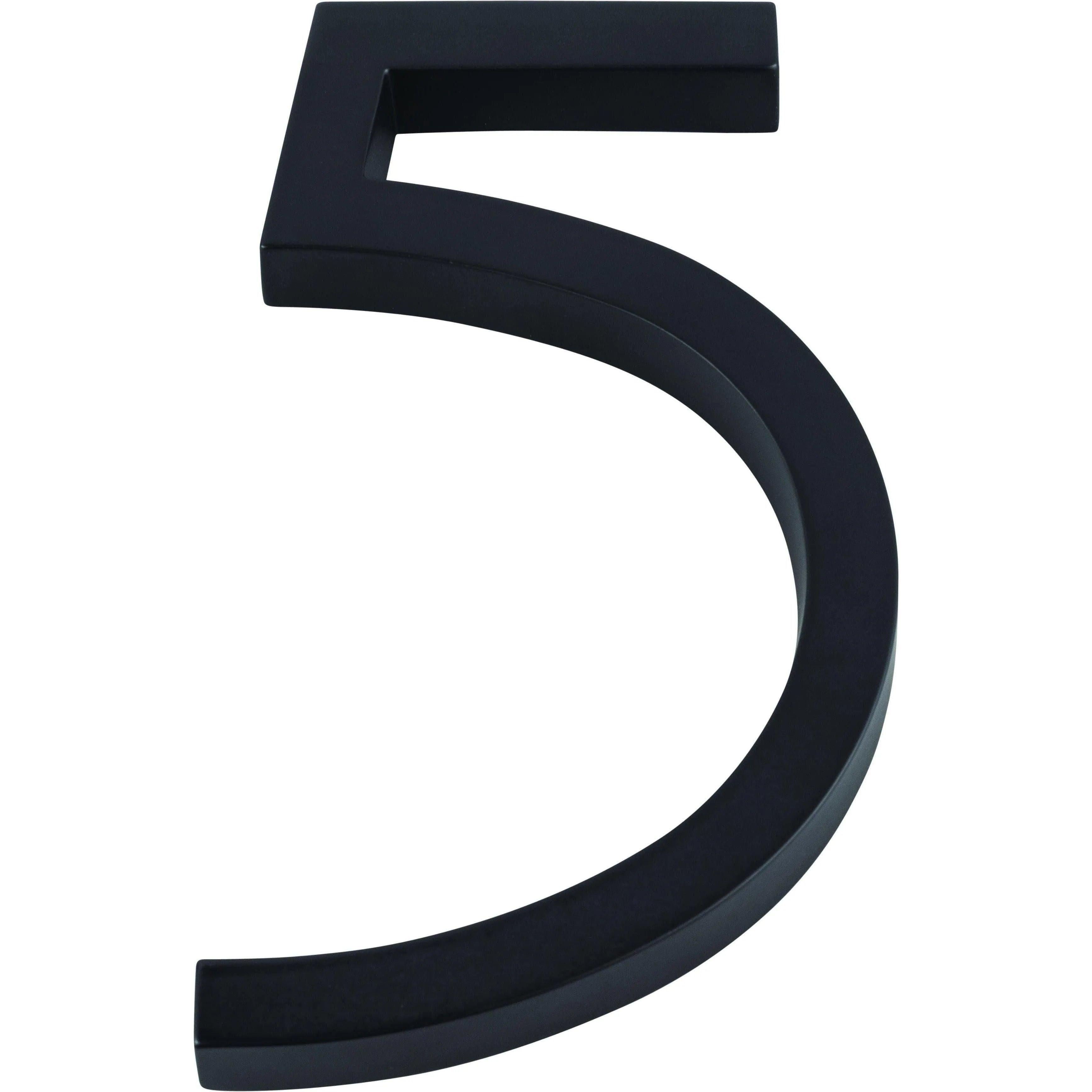 Atlas Homewares - Modern Avalon House Numbers - AVN5-L-BL - Canada Light Shop