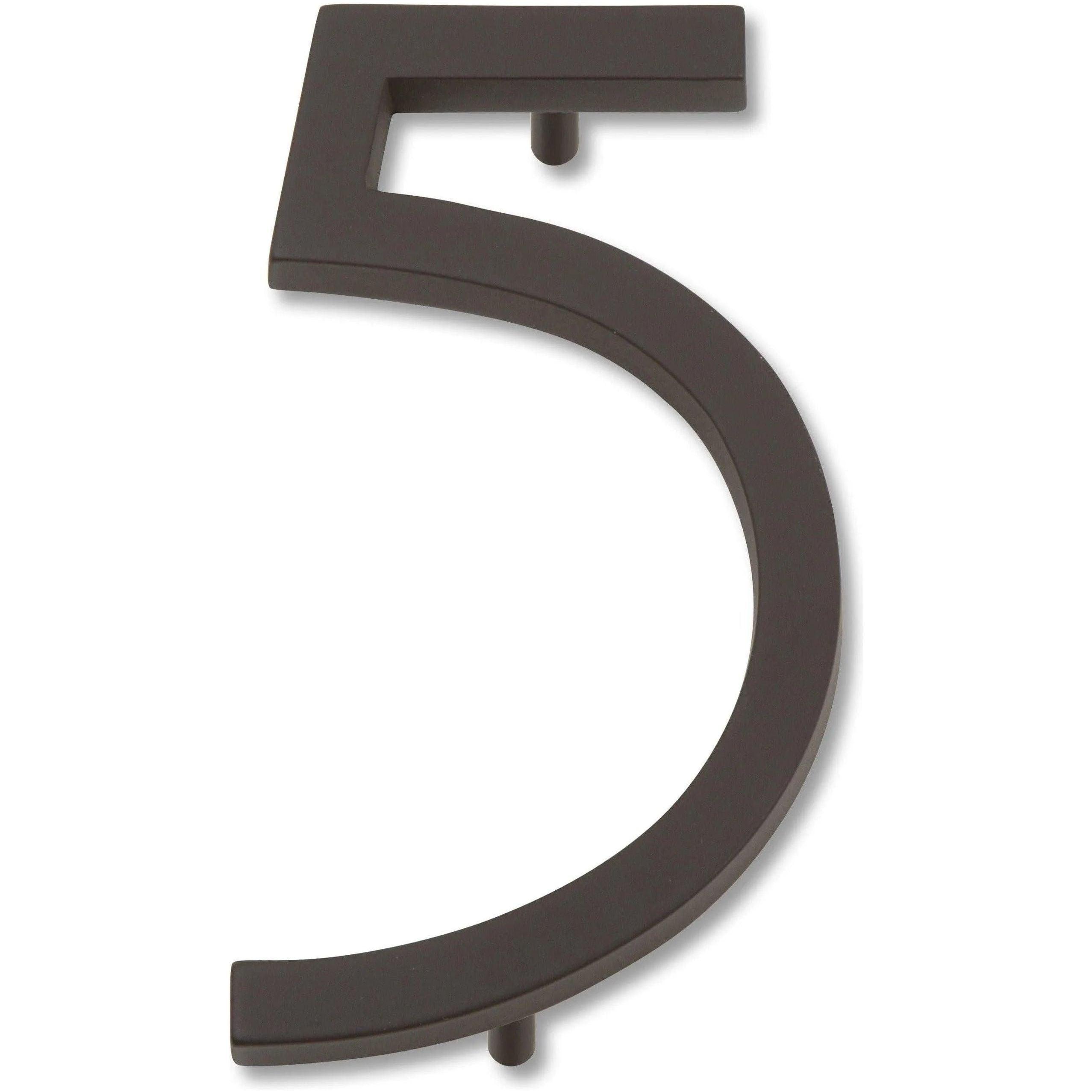 Atlas Homewares - Modern Avalon House Numbers - AVN5-O - Canada Light Shop