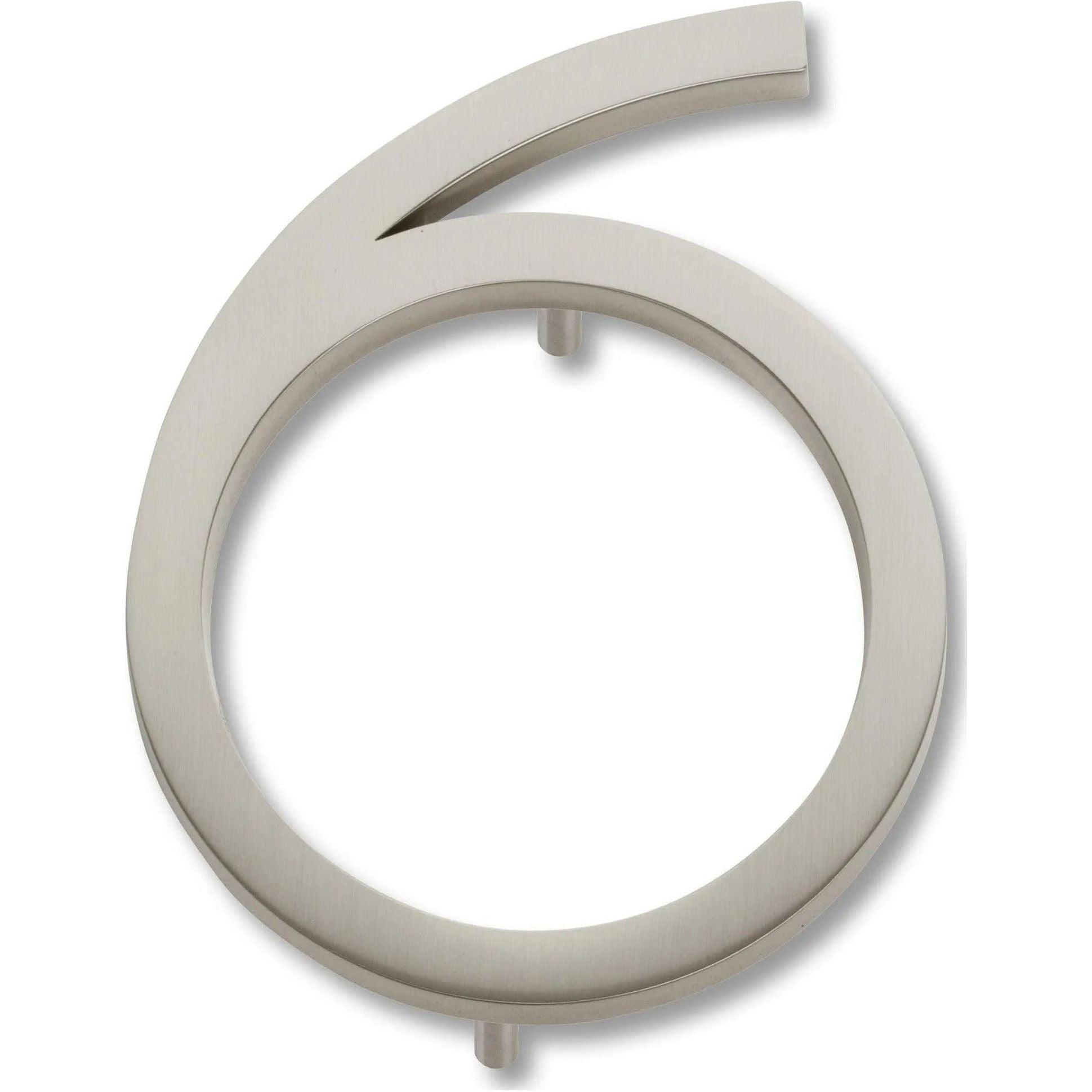 Atlas Homewares - Modern Avalon House Numbers - AVN6-BRN - Canada Light Shop