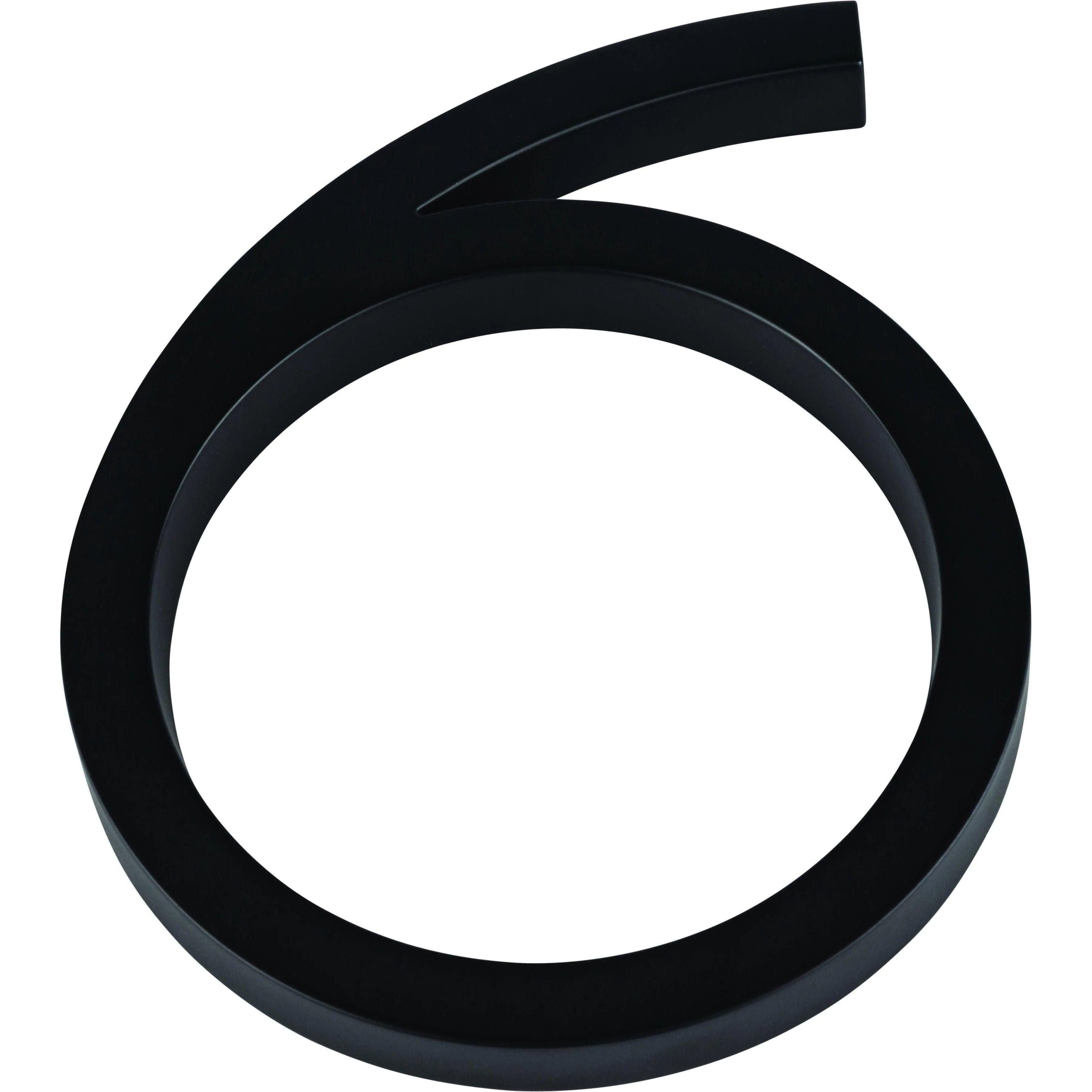 Atlas Homewares - Modern Avalon House Numbers - AVN6-L-BL - Canada Light Shop