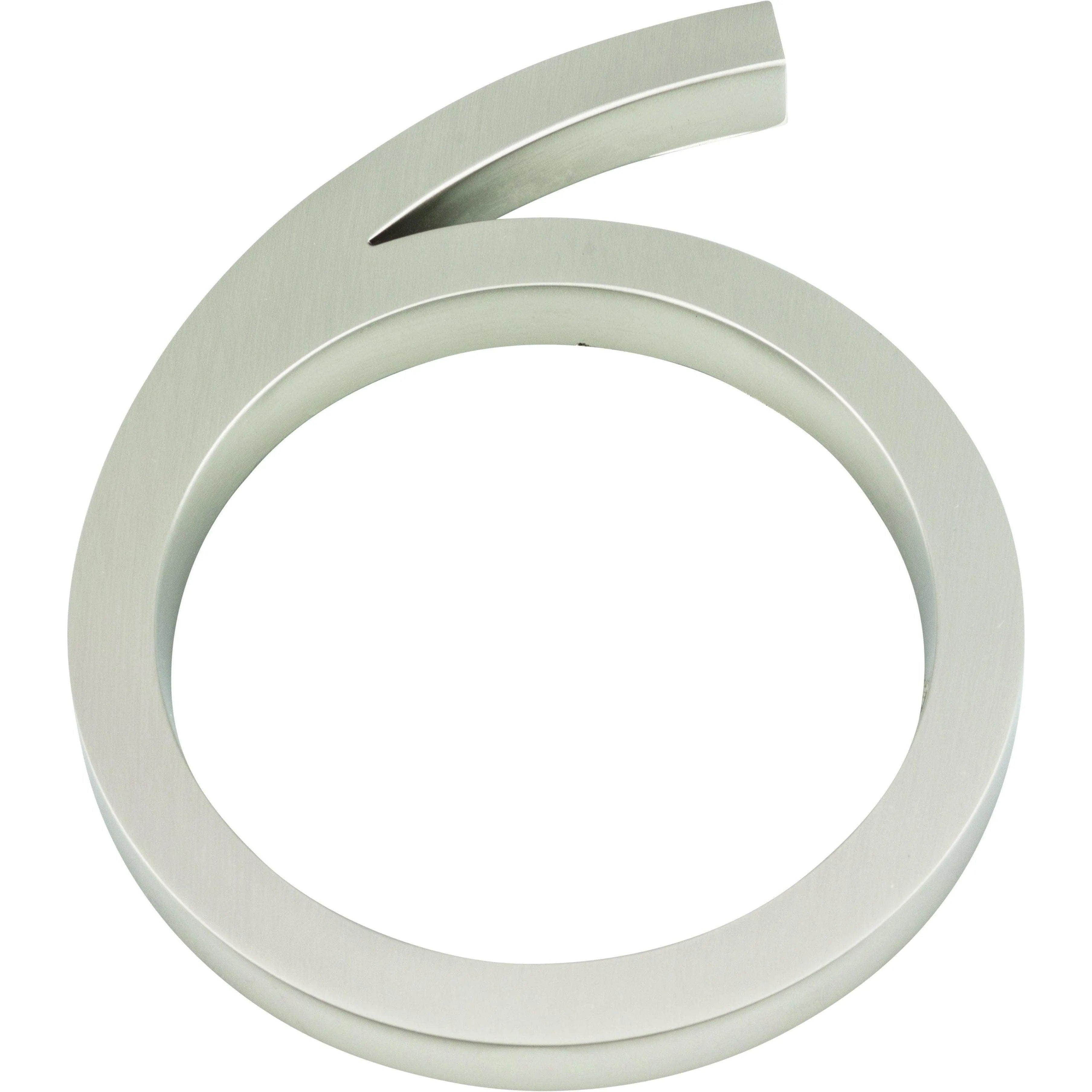 Atlas Homewares - Modern Avalon House Numbers - AVN6-L-BRN - Canada Light Shop