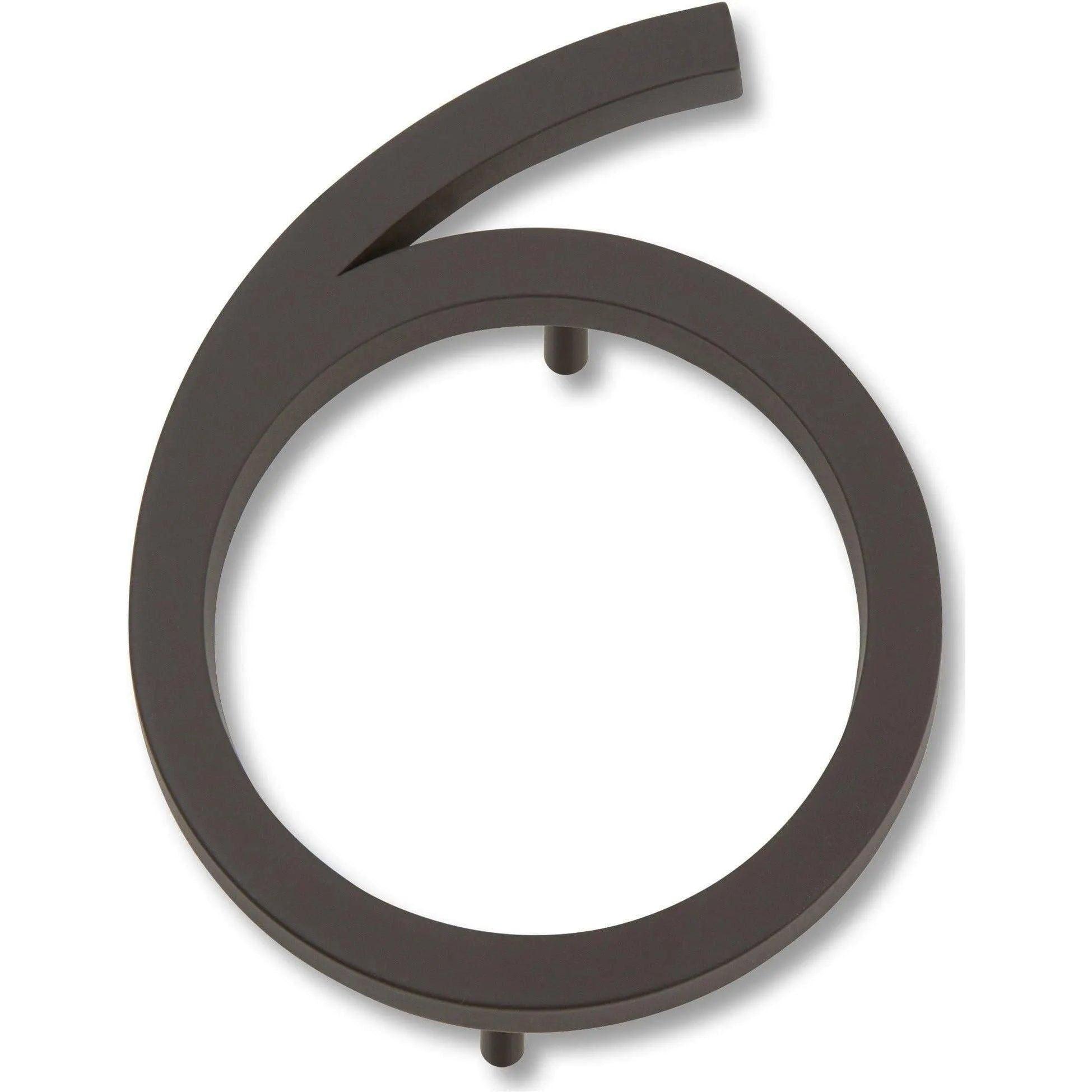 Atlas Homewares - Modern Avalon House Numbers - AVN6-O - Canada Light Shop