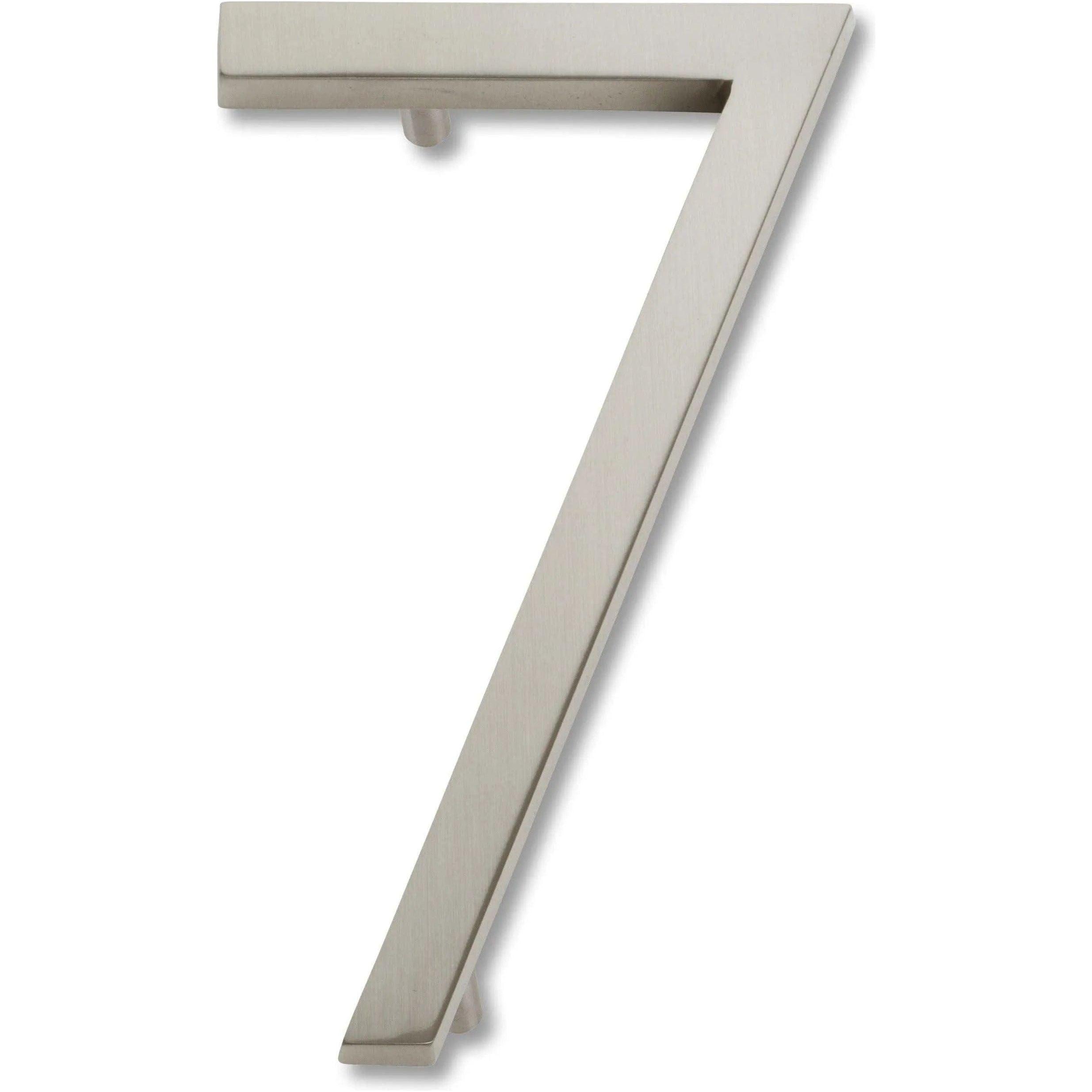 Atlas Homewares - Modern Avalon House Numbers - AVN7-BRN - Canada Light Shop