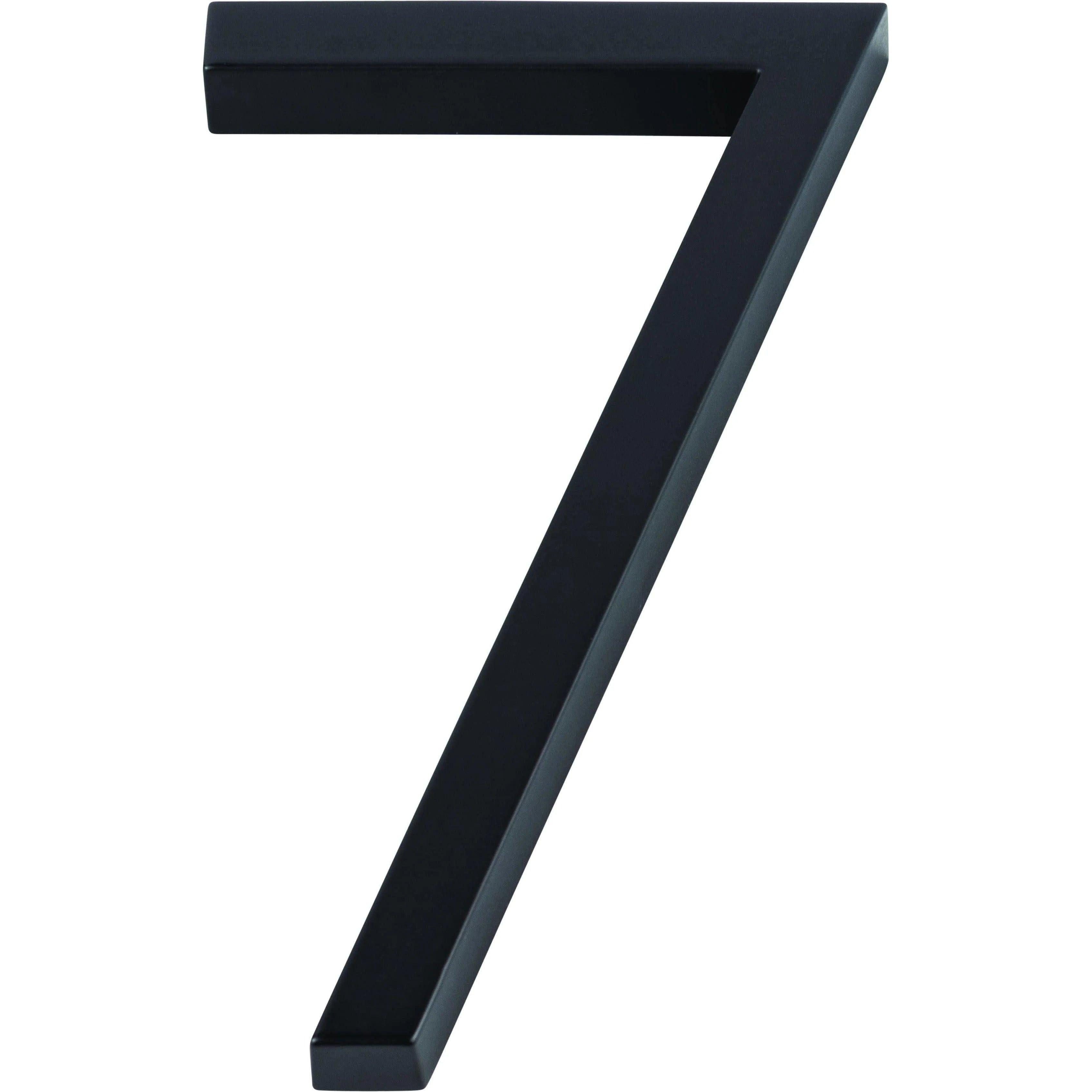 Atlas Homewares - Modern Avalon House Numbers - AVN7-L-BL - Canada Light Shop