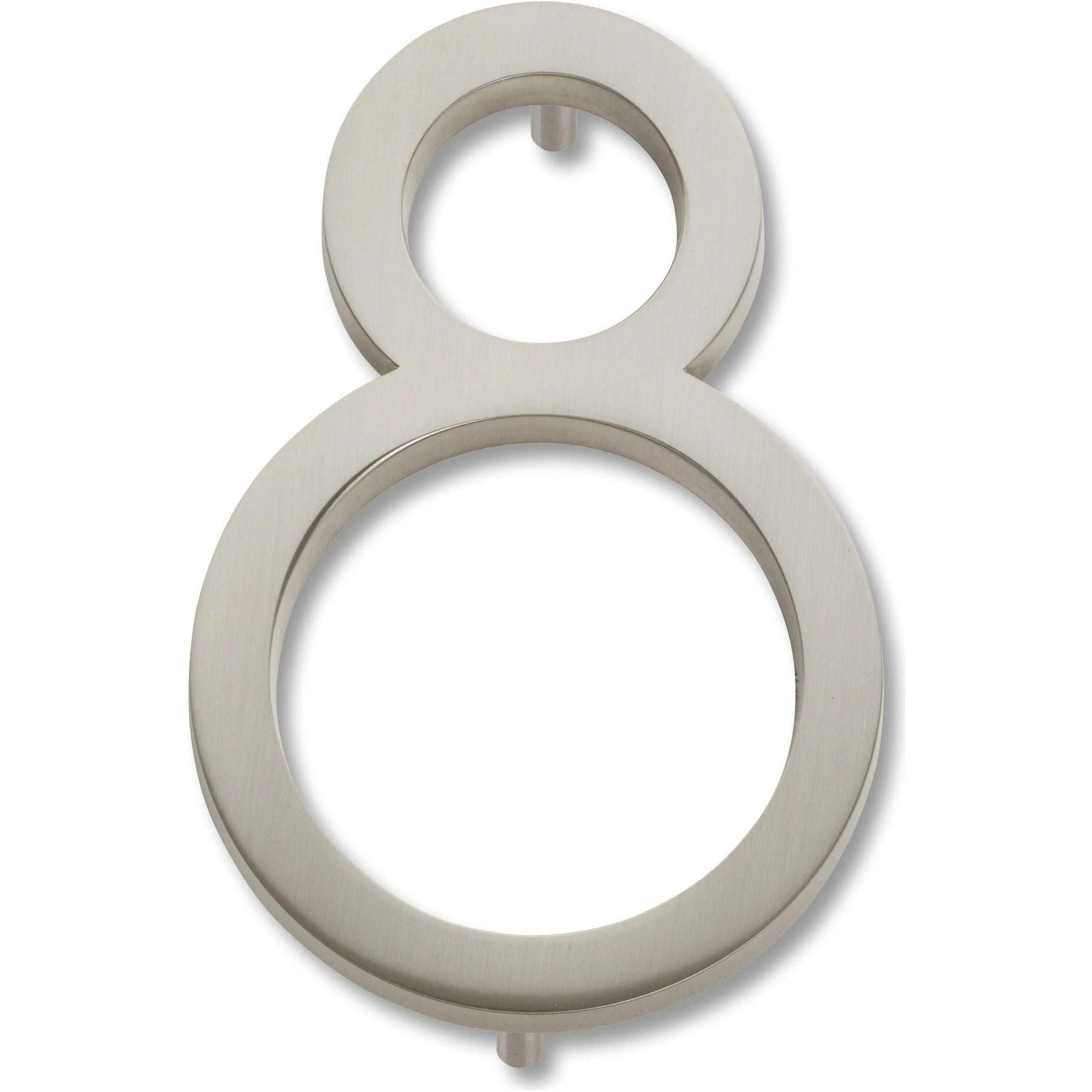 Atlas Homewares - Modern Avalon House Numbers - AVN8-BRN - Canada Light Shop