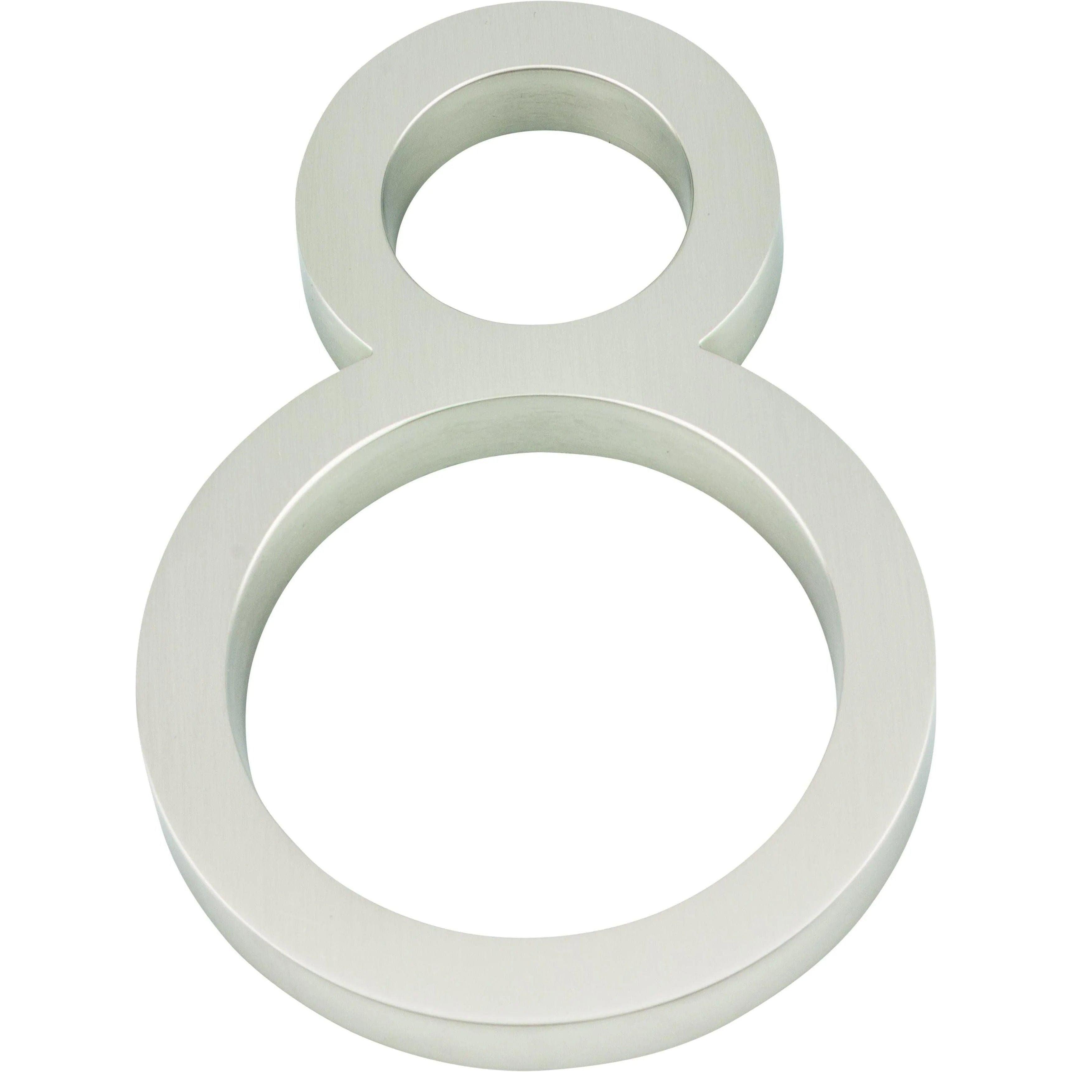 Atlas Homewares - Modern Avalon House Numbers - AVN8-L-BRN - Canada Light Shop