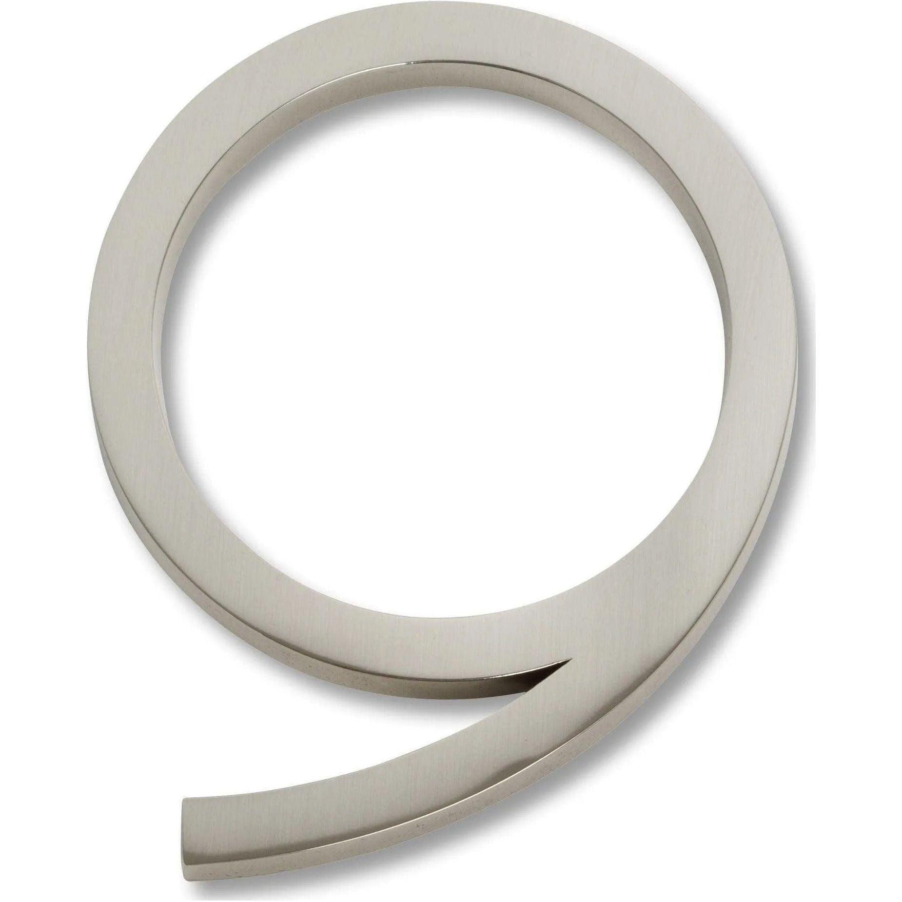 Atlas Homewares - Modern Avalon House Numbers - AVN9-BRN - Canada Light Shop