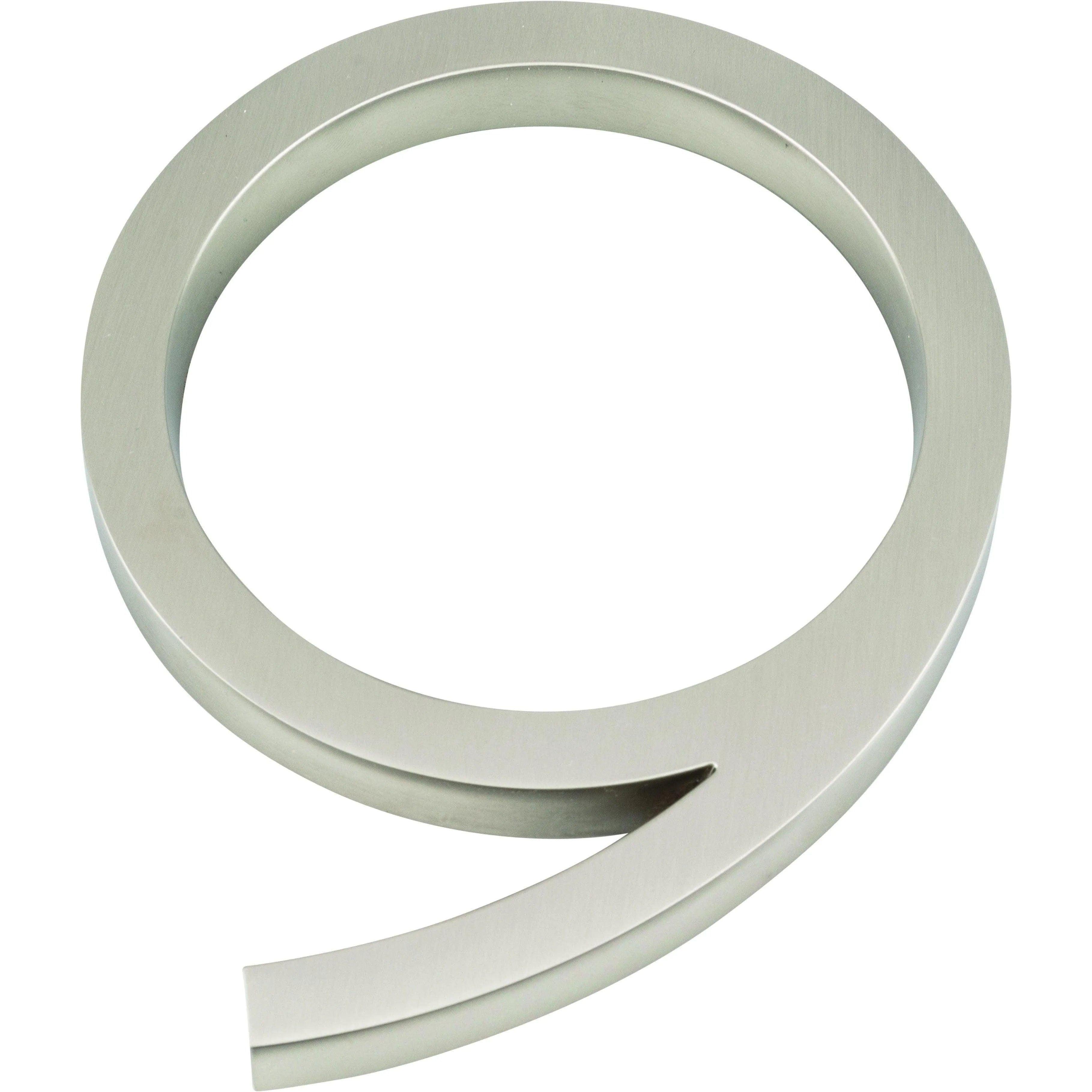 Atlas Homewares - Modern Avalon House Numbers - AVN9-L-BRN - Canada Light Shop