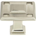 Atlas Homewares - Modern Craftsman Square Knob - 4007-BRN - Canada Light Shop