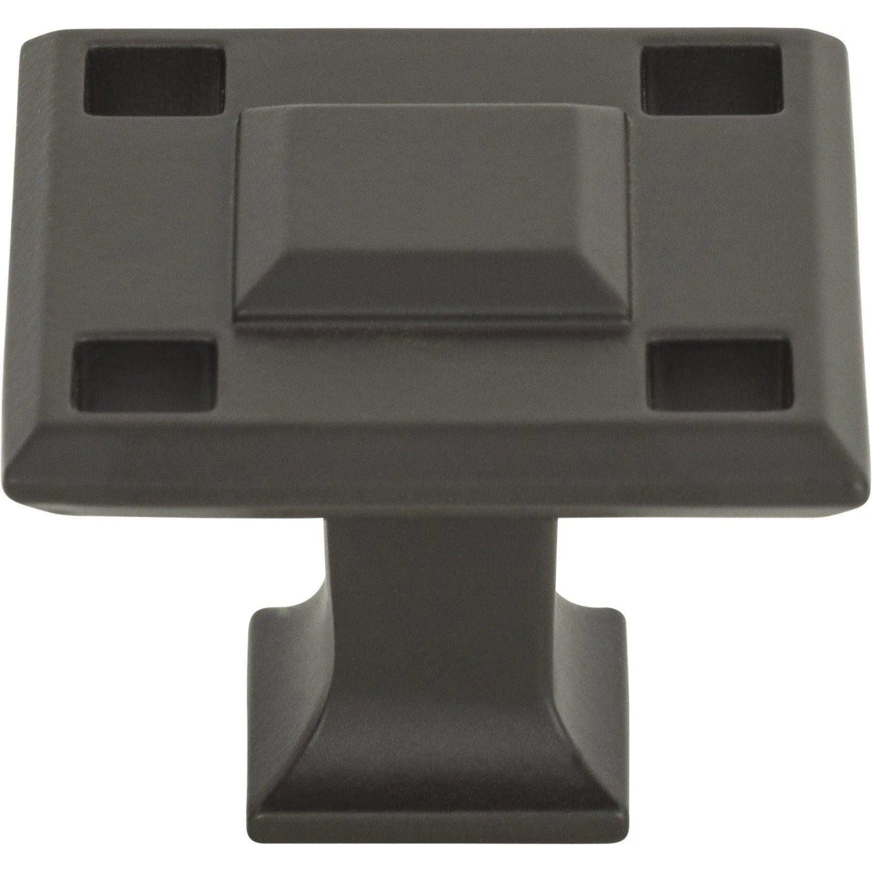 Atlas Homewares - Modern Craftsman Square Knob - 4007-O - Canada Light Shop