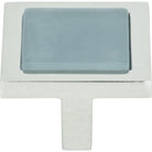 Atlas Homewares - Spa Blue Square Knob - 230-BLU-CH - Canada Light Shop