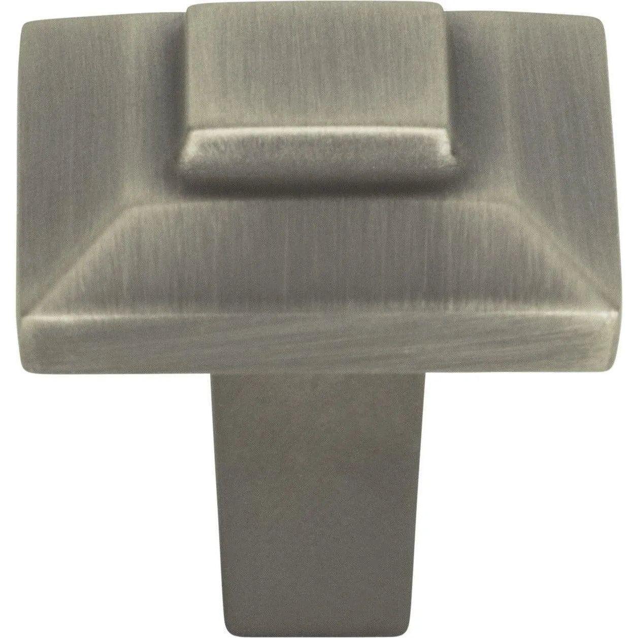 Atlas Homewares - Trocadero Small Square Knob - 283-P - Canada Light Shop
