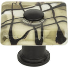 Atlas Homewares - Viceroy Glass Square Knob - 3221-BL - Canada Light Shop