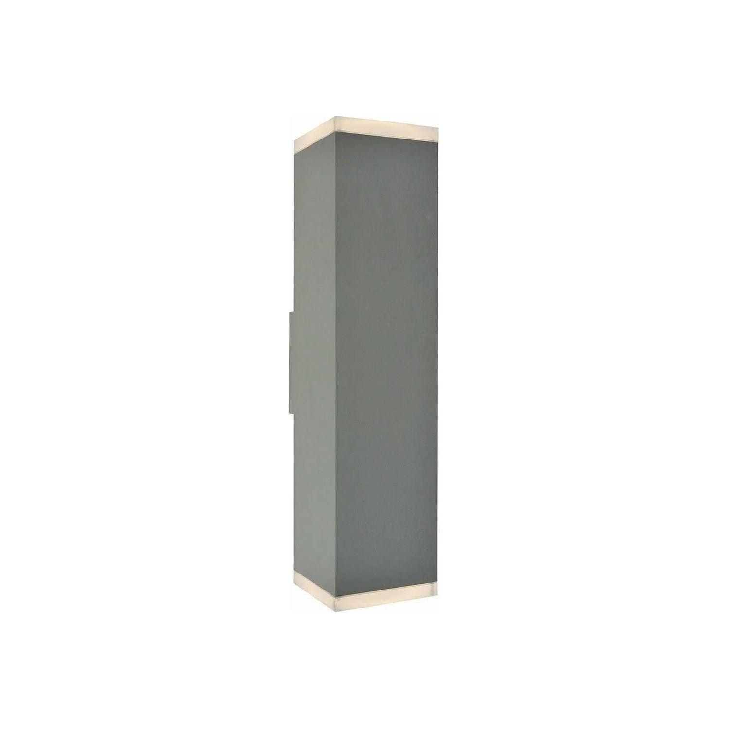 Avenue Lighting - Avenue Double Outdoor LED Wall Mount - AV9892-SLV - Canada Light Shop