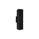 Avenue Lighting - Avenue Double Outdoor LED Wall Mount - AV9893-BLK - Canada Light Shop