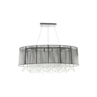 Avenue Lighting - Beverly Dr. Linear Chandelier - HF1503-BLK - Canada Light Shop