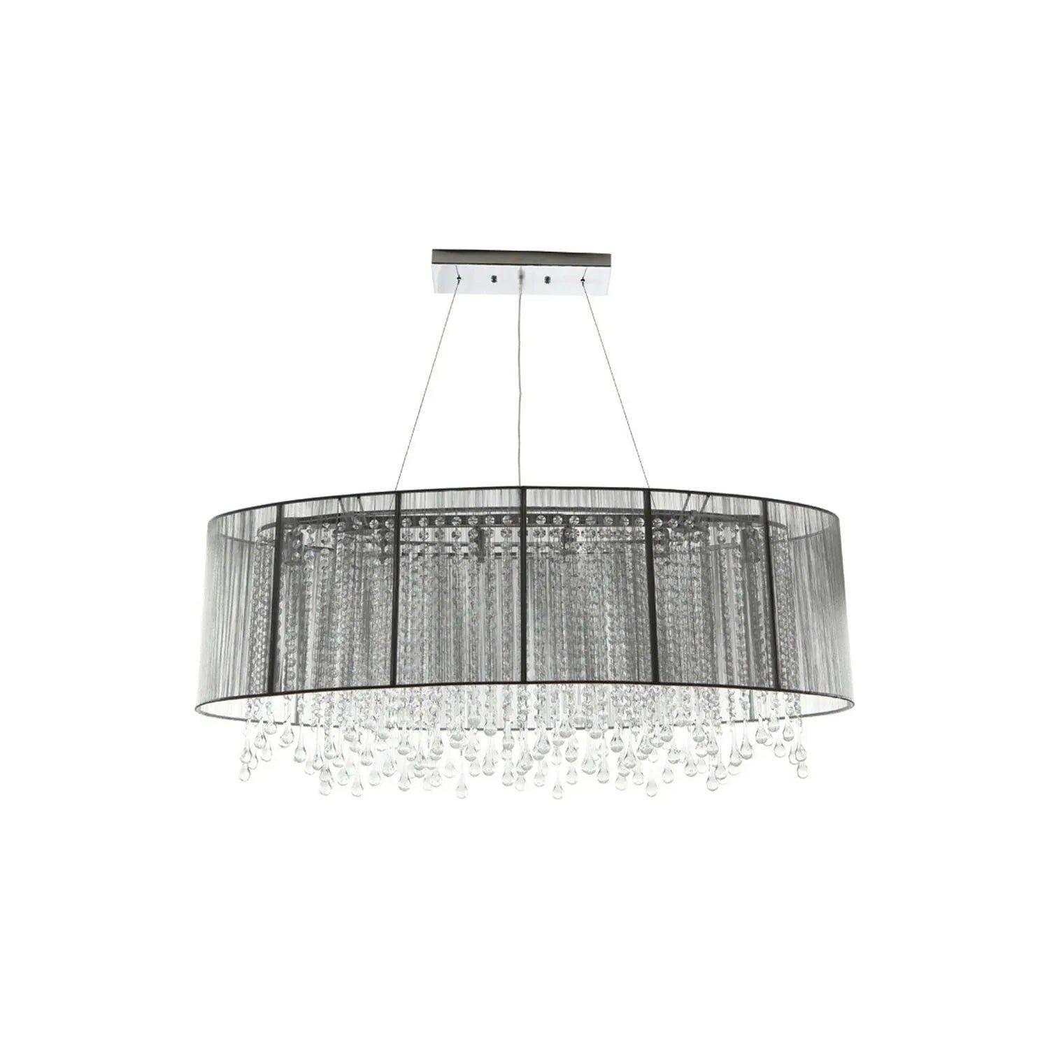 Avenue Lighting - Beverly Dr. Linear Chandelier - HF1503-BLK - Canada Light Shop