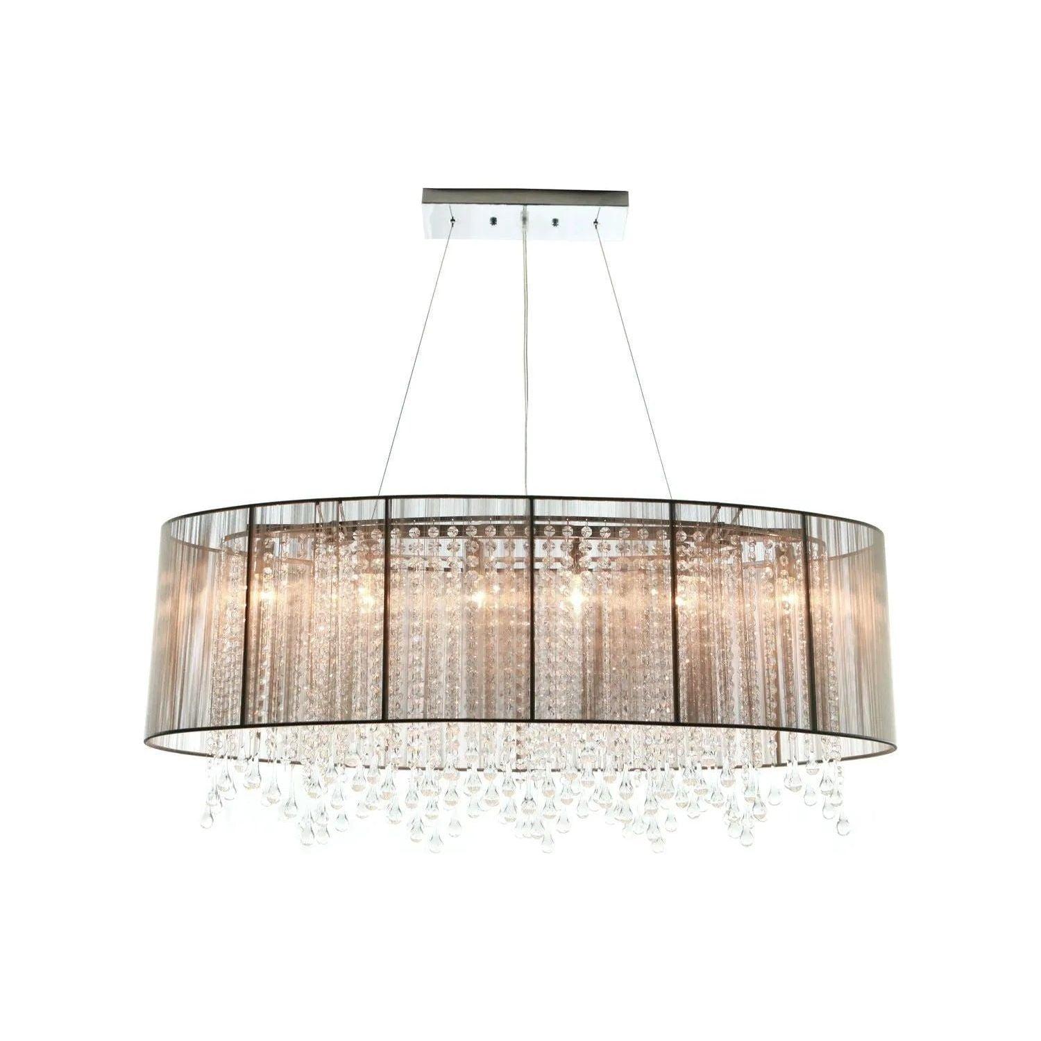 Avenue Lighting - Beverly Dr. Linear Chandelier - HF1503-BLK - Canada Light Shop