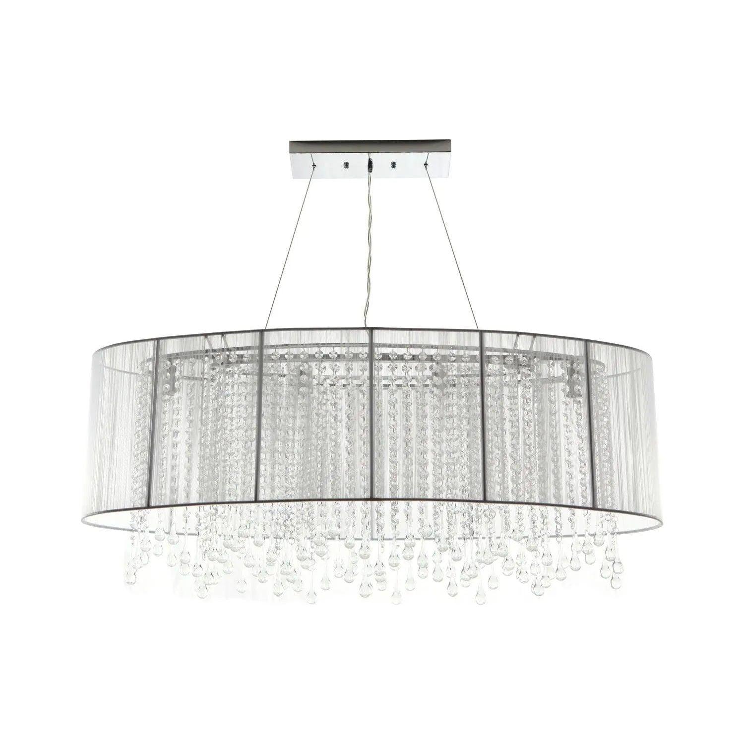 Avenue Lighting - Beverly Dr. Linear Chandelier - HF1503-BLK - Canada Light Shop