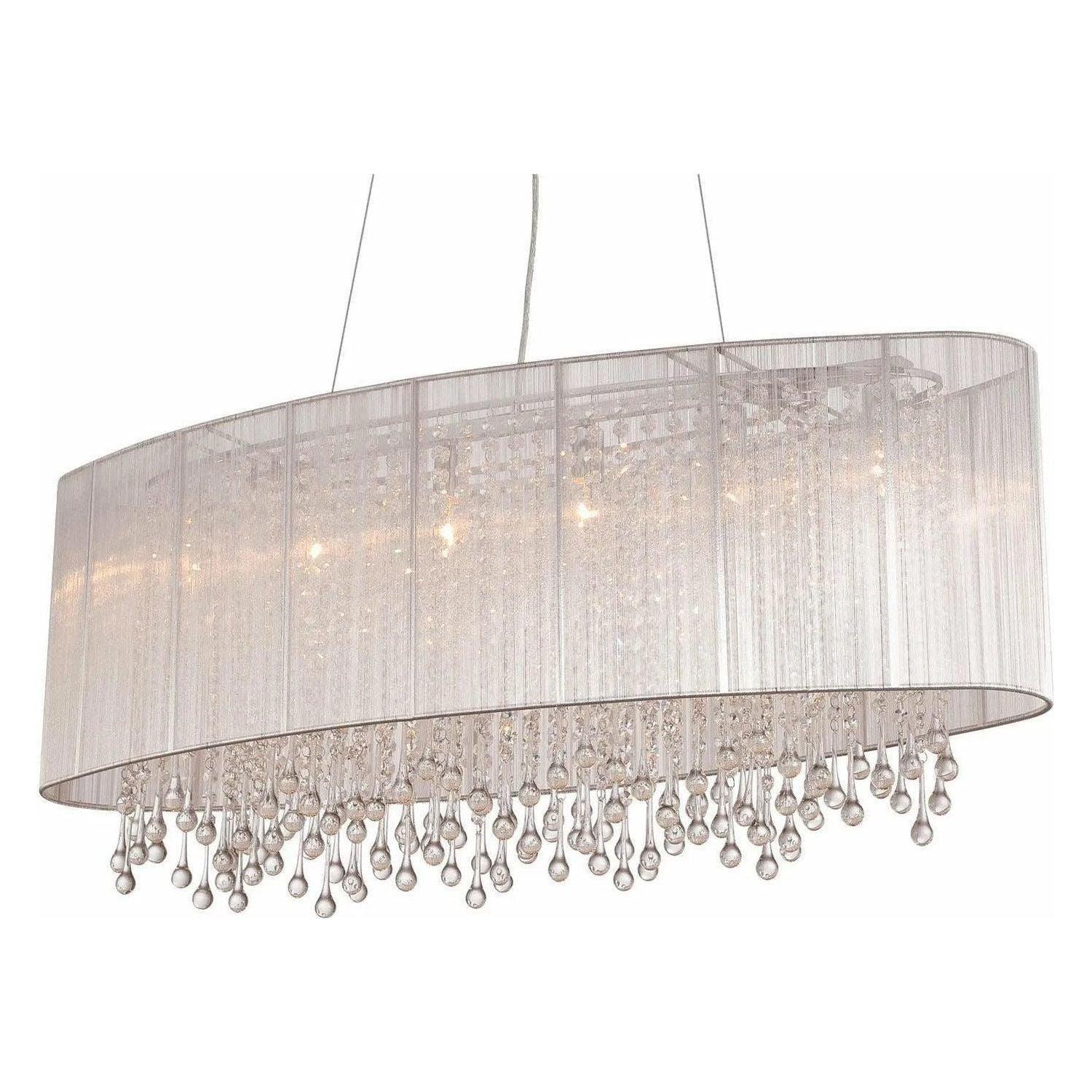 Avenue Lighting - Beverly Dr. Linear Chandelier - HF1503-SLV - Canada Light Shop