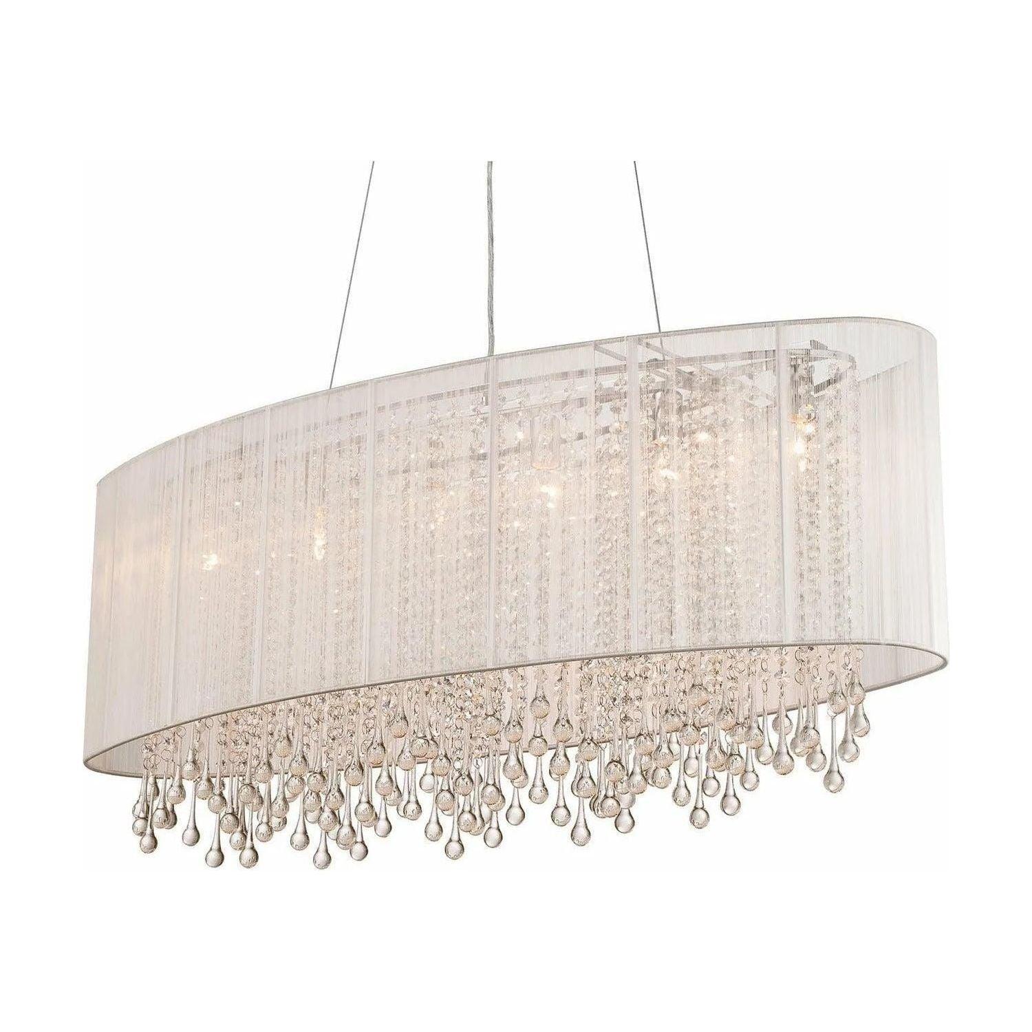 Avenue Lighting - Beverly Dr. Linear Chandelier - HF1503-WHT - Canada Light Shop