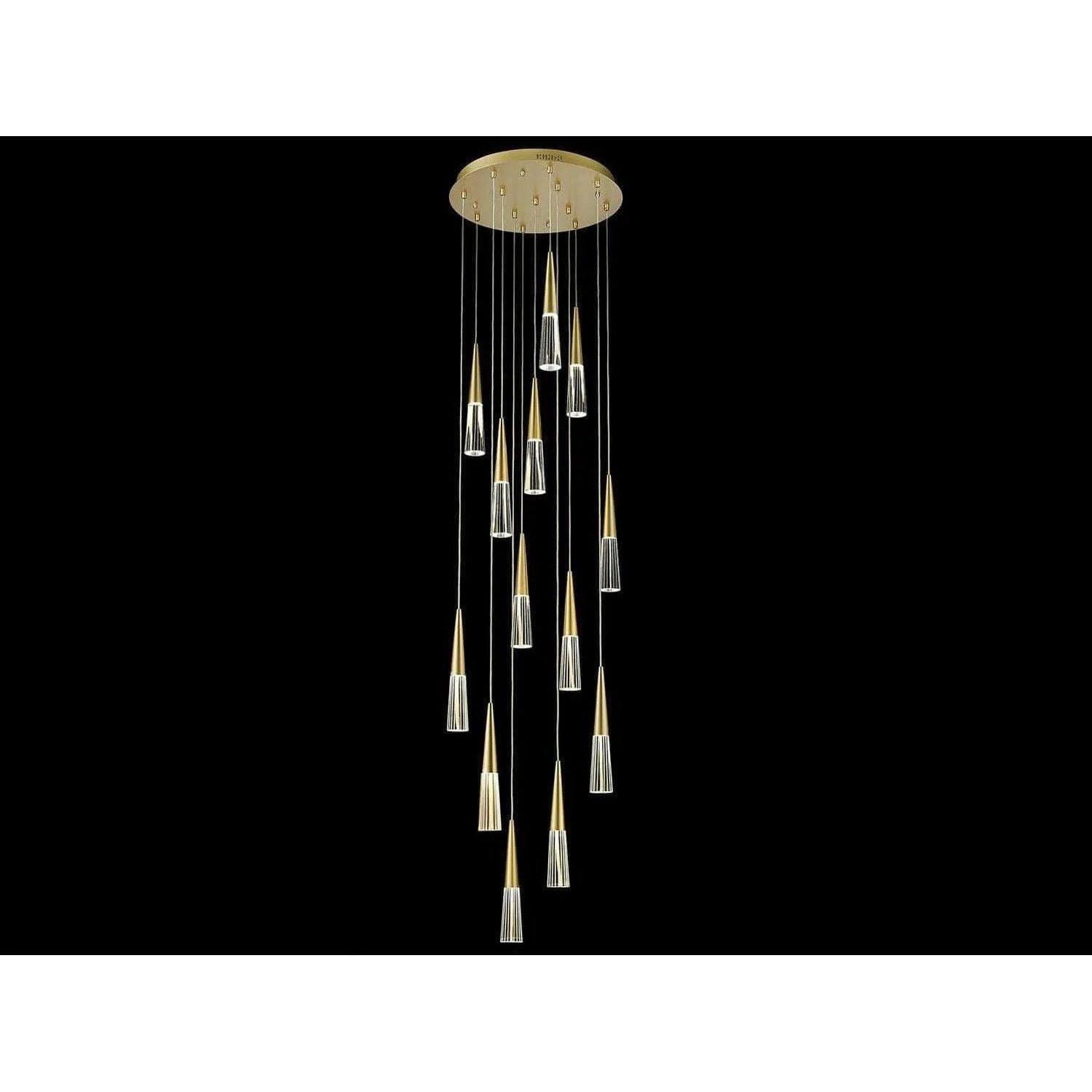 Avenue Lighting - Encino Ave. Multi-Light Pendant - HF7713-BB - Canada Light Shop