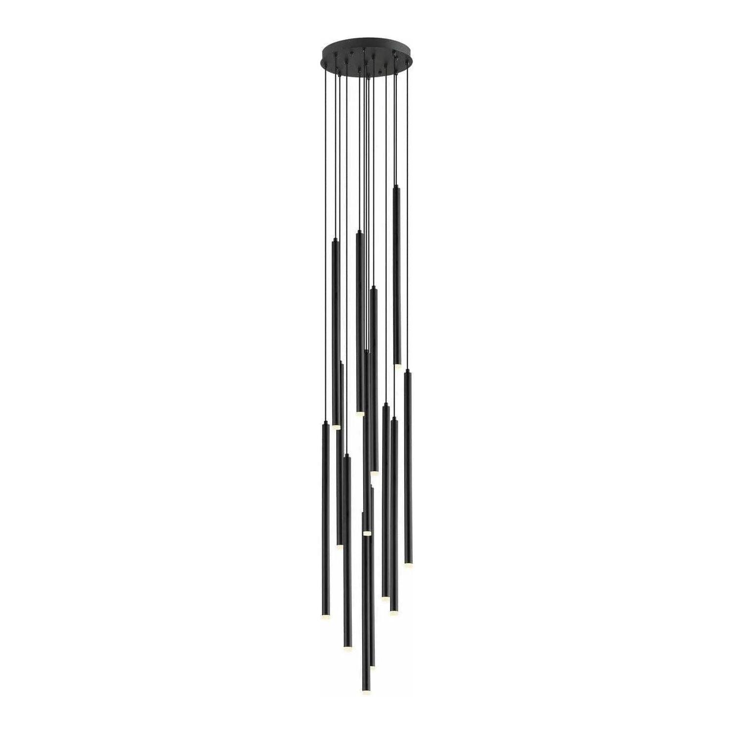 Avenue Lighting - Filmore Ave. Multi Pendant - HF2801-BLK - Canada Light Shop