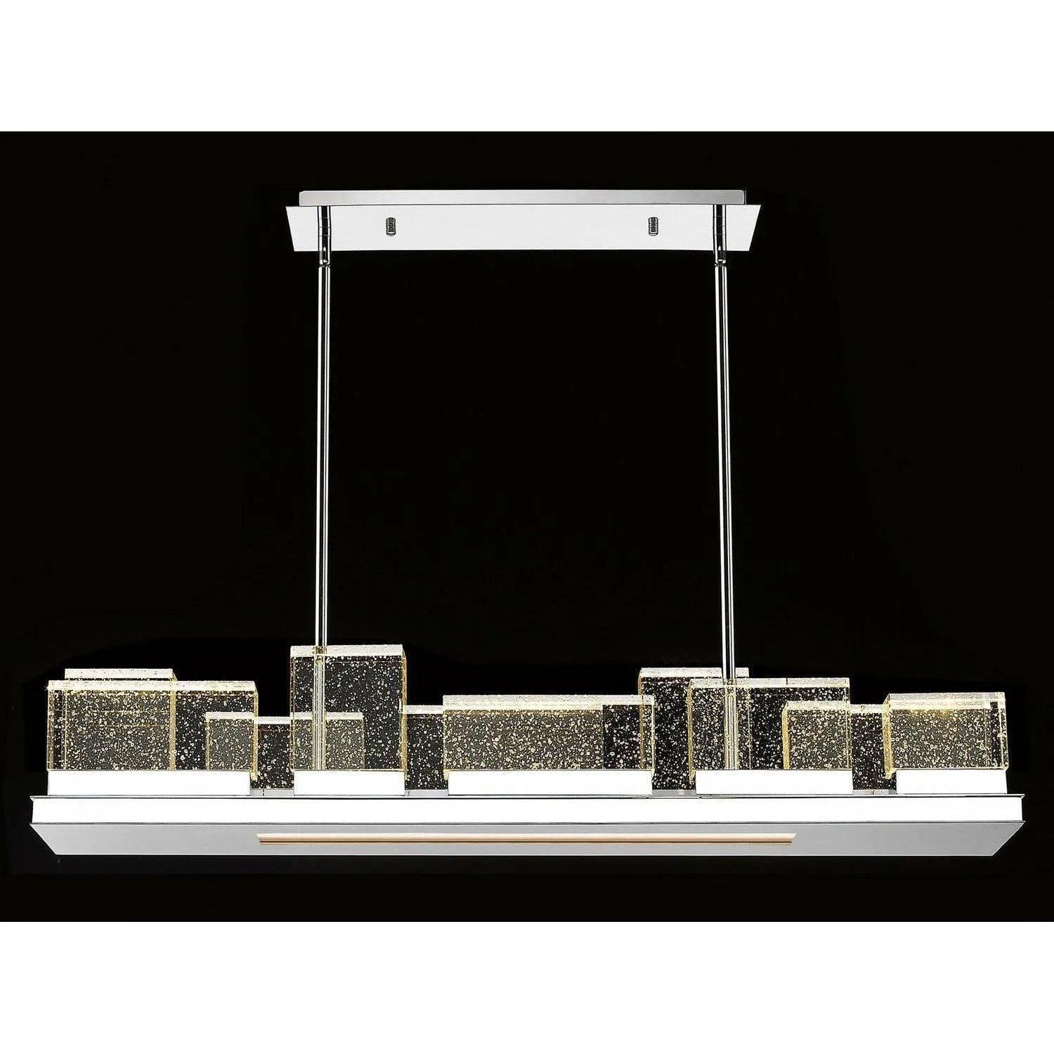 Avenue Lighting - Glacier LED Linear Chandelier - HF3005-PN - Canada Light Shop