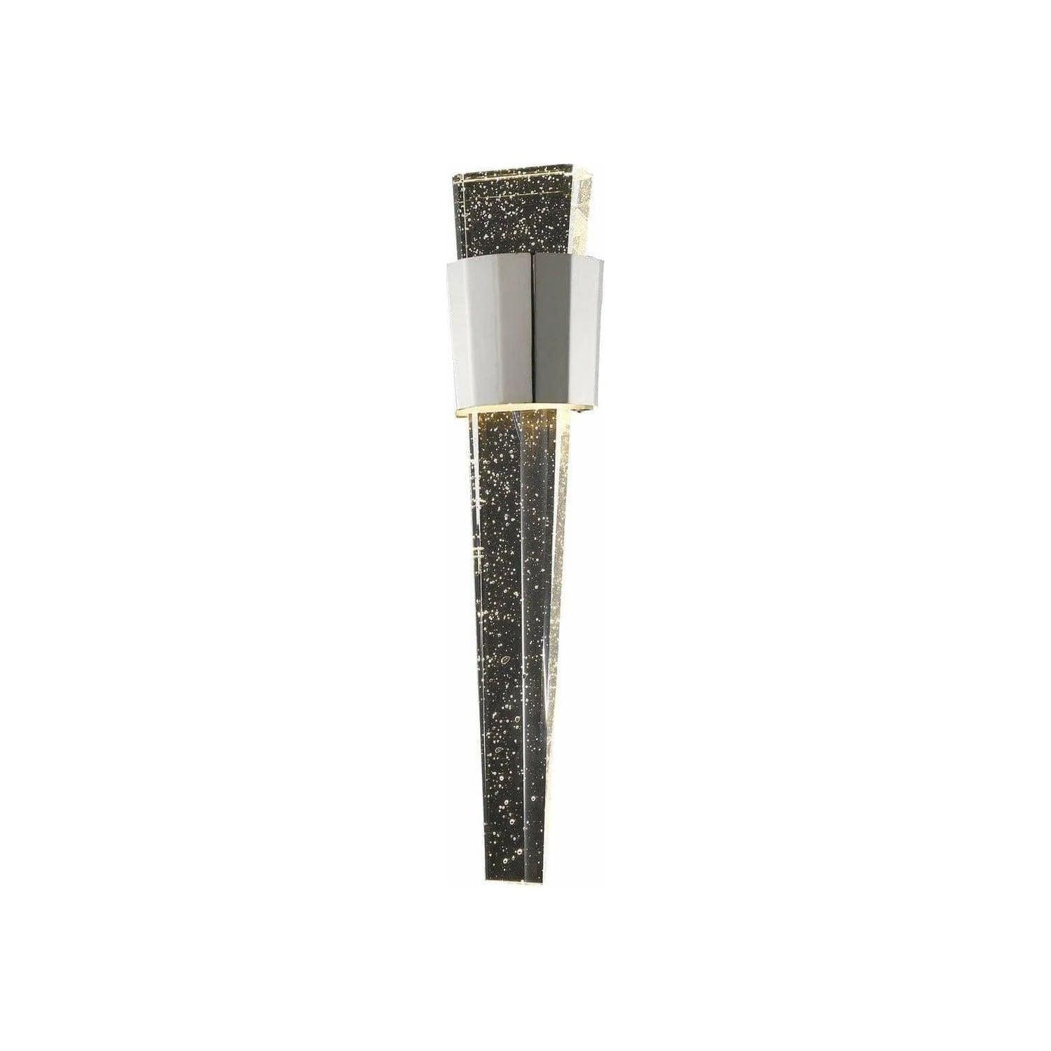 Avenue Lighting - Glacier LED Small Beveled Torch Wall Sconce - HF3010-PN - Canada Light Shop