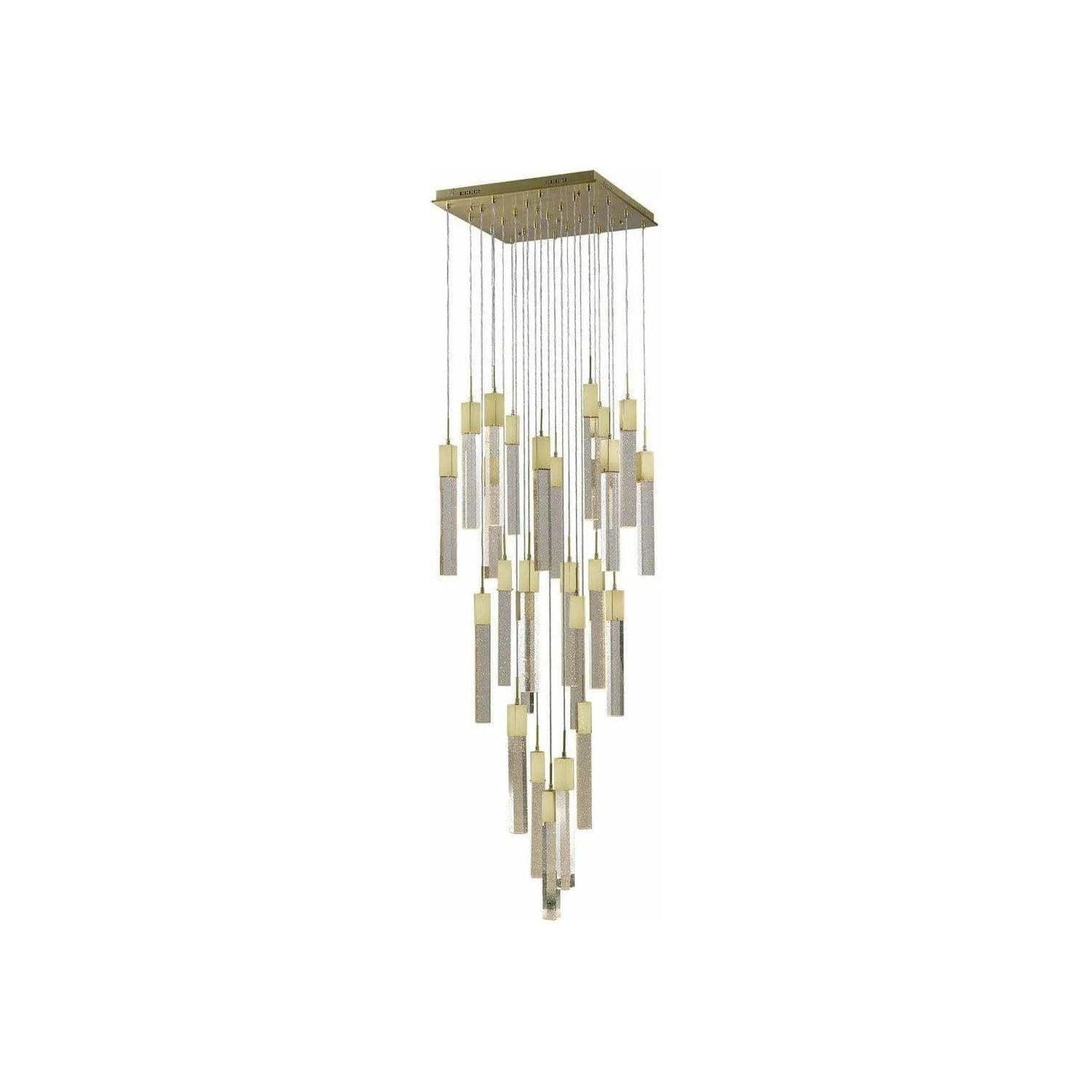 Avenue Lighting - Glacier Multi Pendant - HF1904-25-GL-BB - Canada Light Shop
