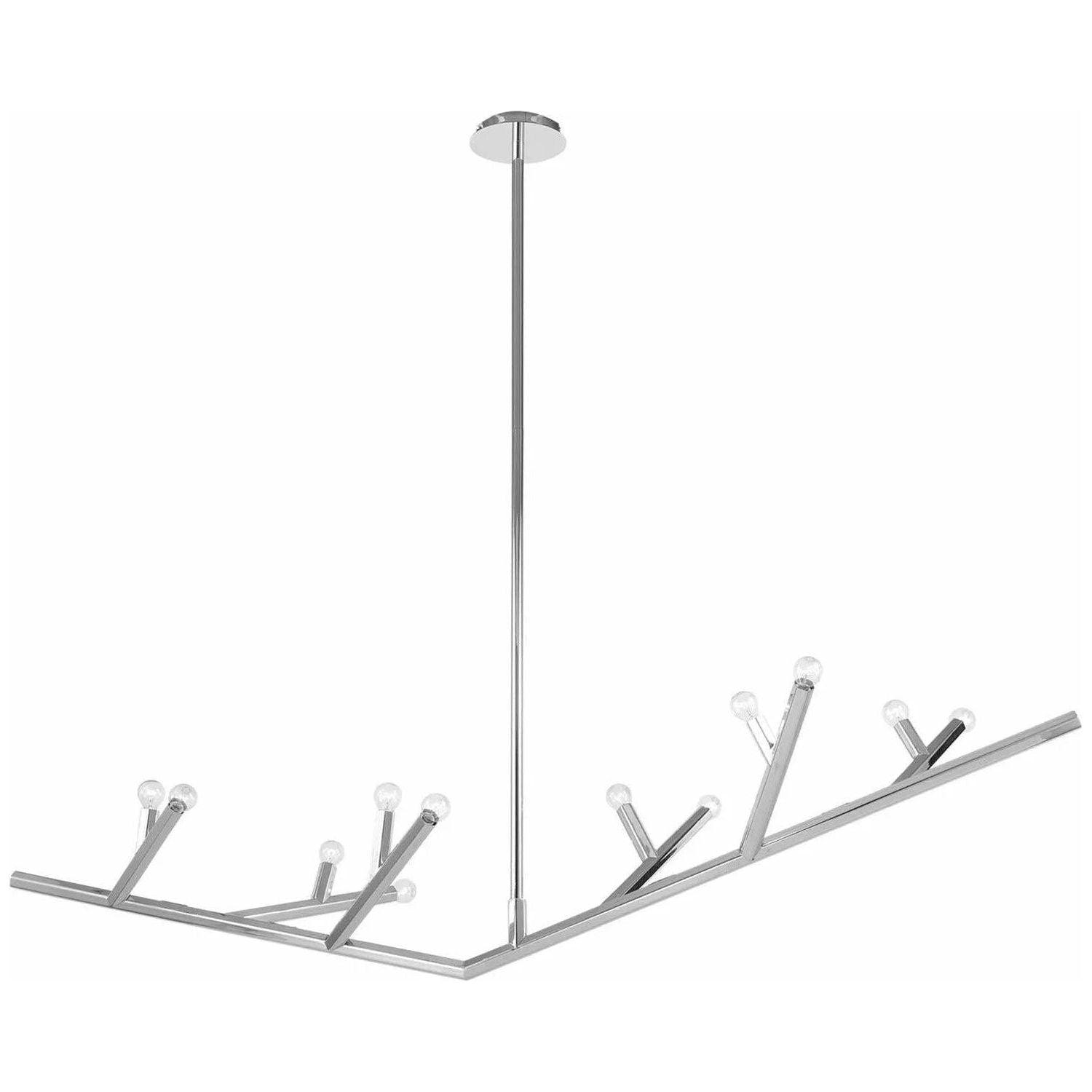 Avenue Lighting - Oaks Linear Pendant - HF8812-PN - Canada Light Shop