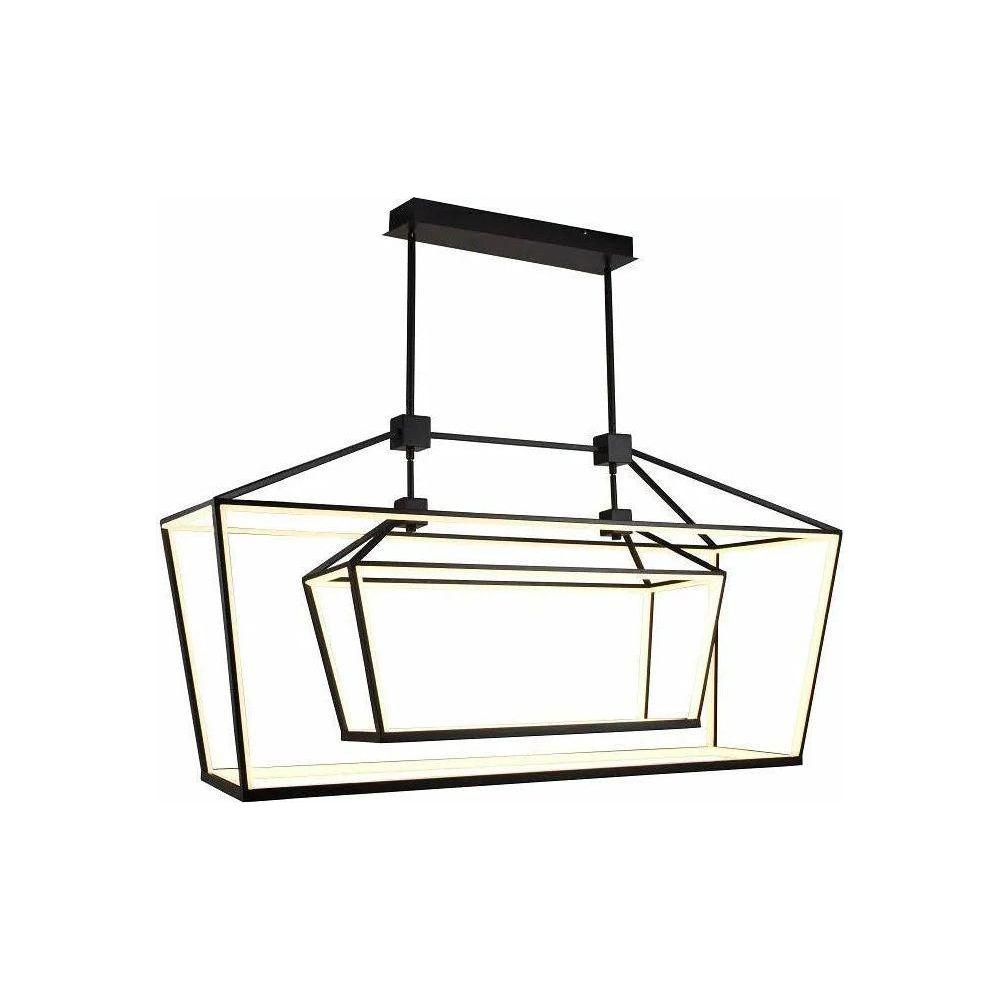Avenue Lighting - Park Ave. Double Linear Chandelier - HF9413-BLK - Canada Light Shop
