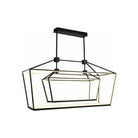 Avenue Lighting - Park Ave. Double Linear Chandelier - HF9413-BLK - Canada Light Shop