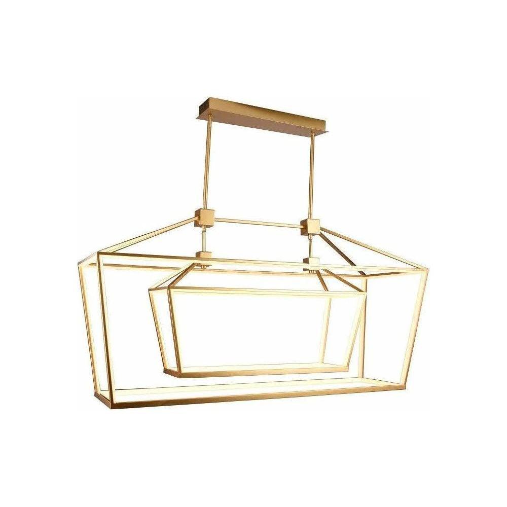 Avenue Lighting - Park Ave. Double Linear Chandelier - HF9413-GLD - Canada Light Shop