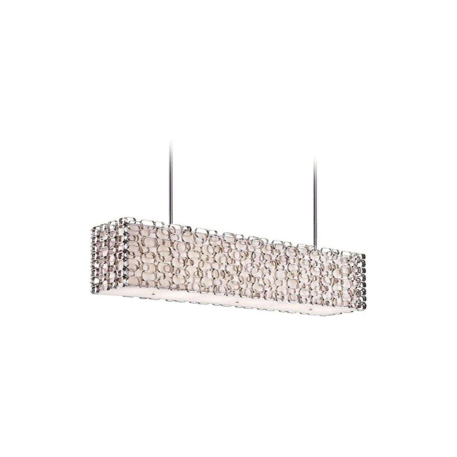 Avenue Lighting - Ventura Blvd. Linear Chandelier - HF1701-PN - Canada Light Shop