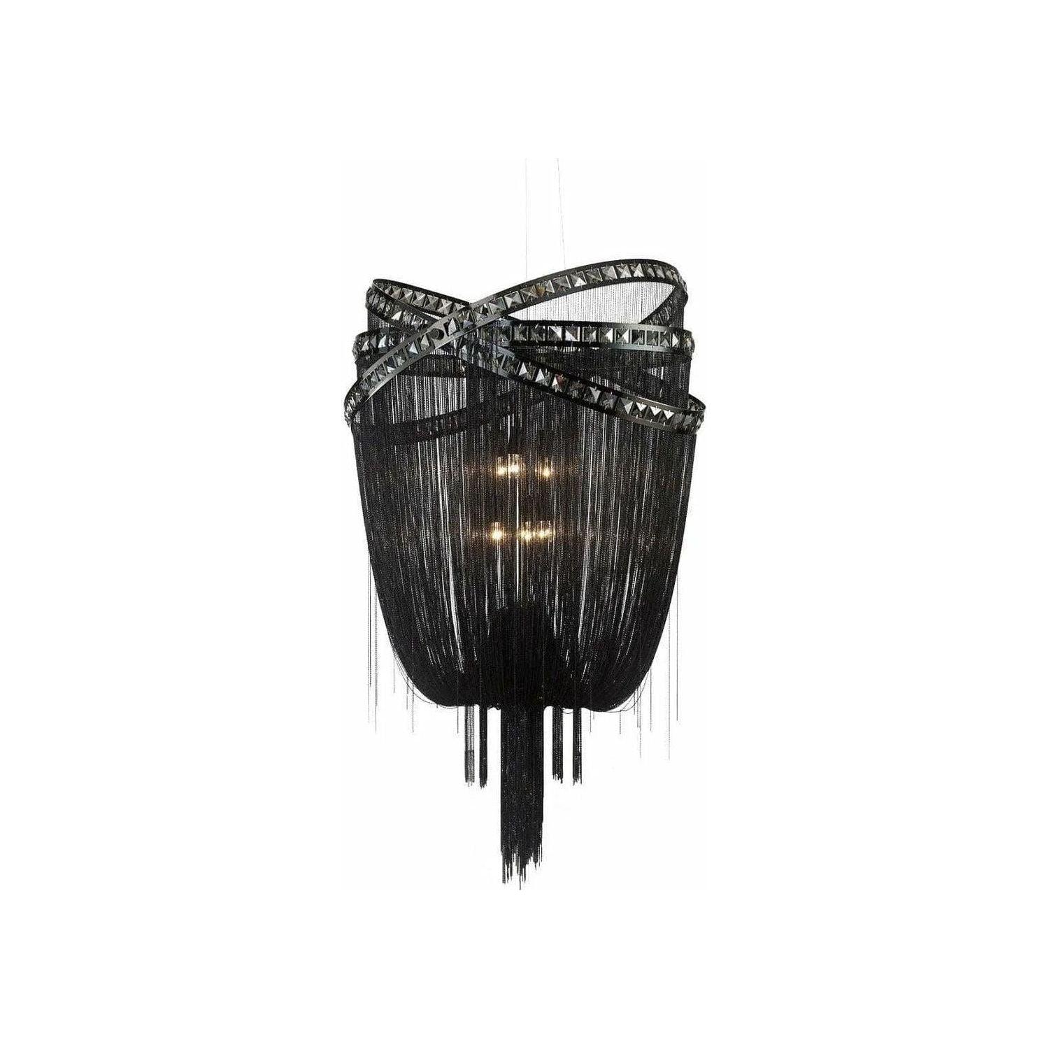 Avenue Lighting - Wilshire Blvd. Chandelier - HF1609-BLK - Canada Light Shop
