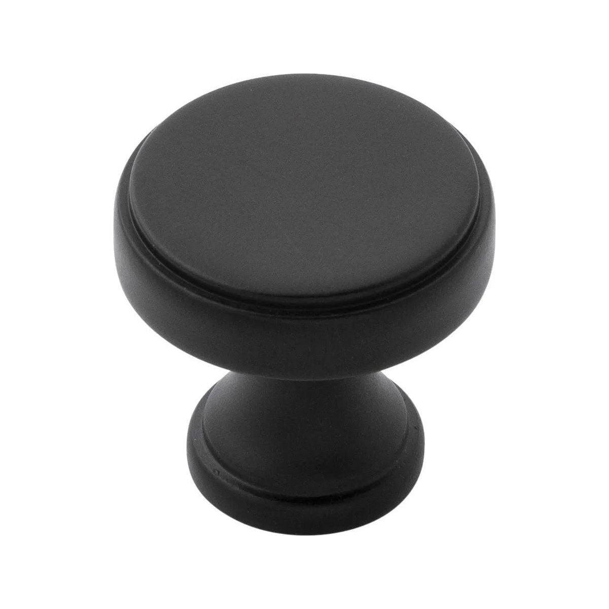 Belwith-Keeler - Brownstone Round Knob - B077459-MB - Canada Light Shop