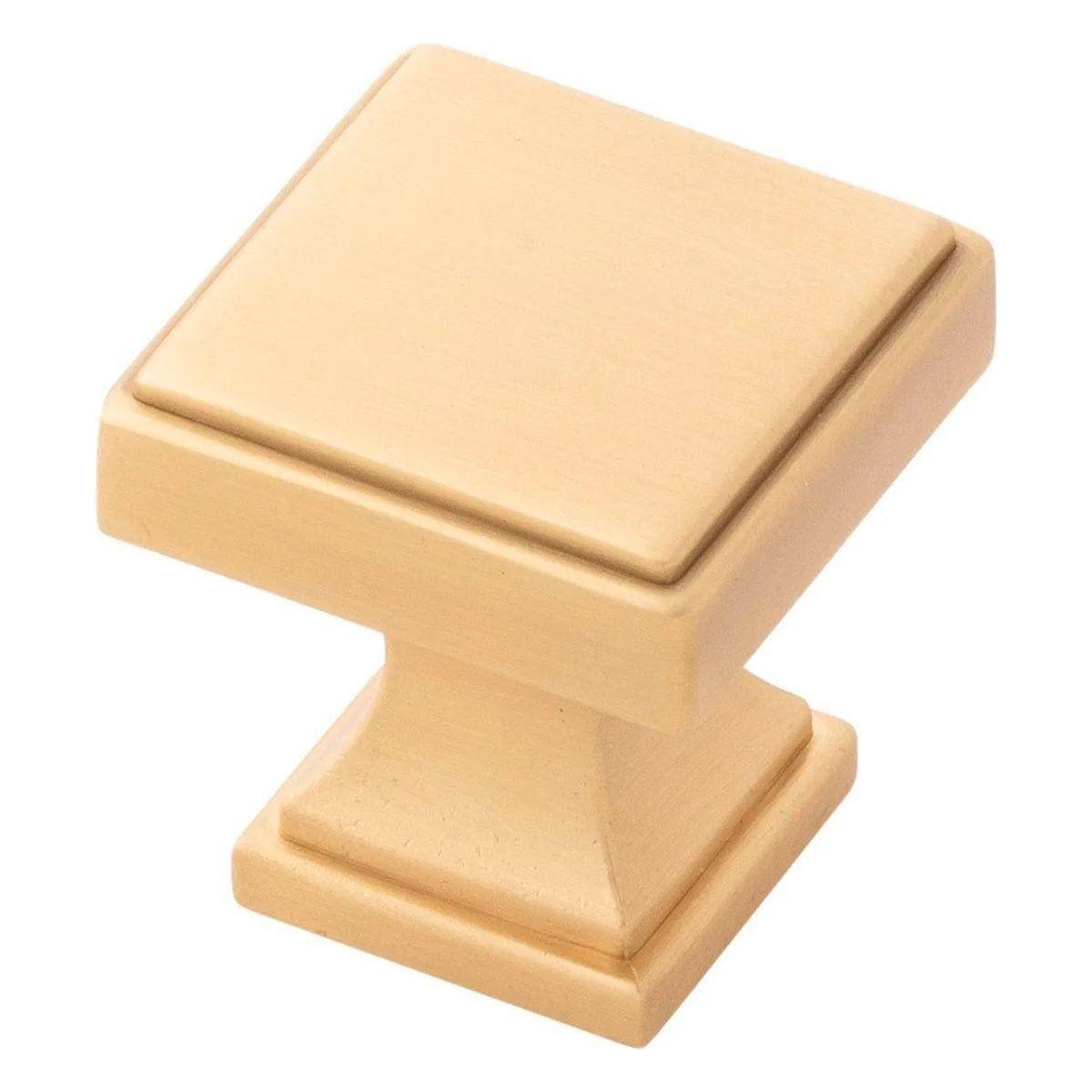 Belwith-Keeler - Brownstone Square Knob - B077458-BGB - Canada Light Shop