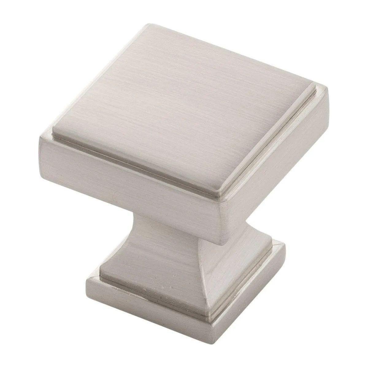 Belwith-Keeler - Brownstone Square Knob - B077458-SN - Canada Light Shop