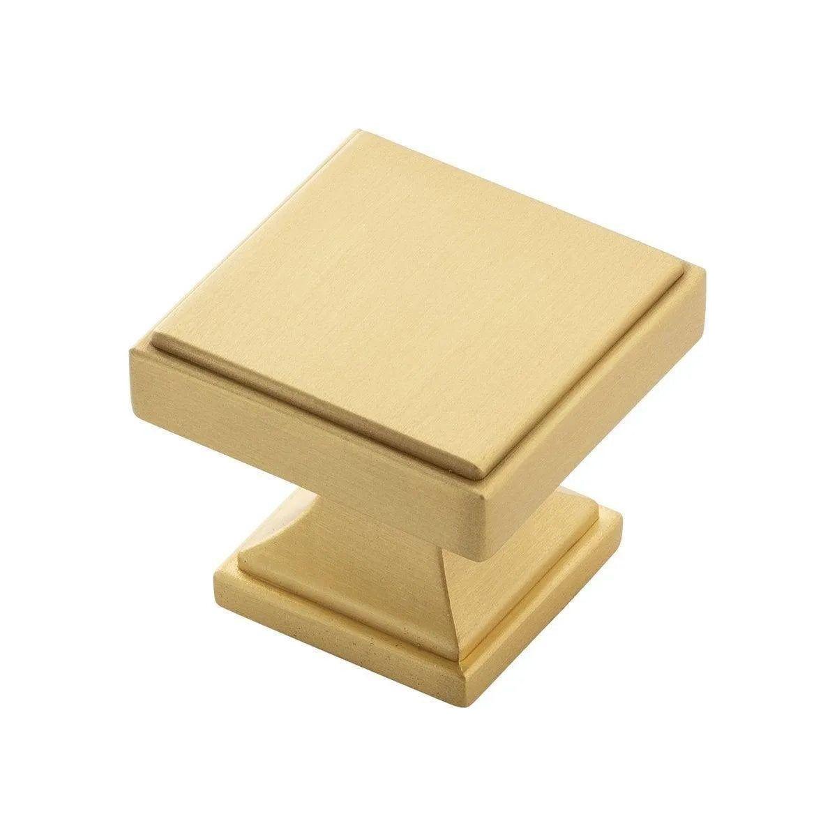 Belwith-Keeler - Brownstone Square Knob - B077460-BGB - Canada Light Shop