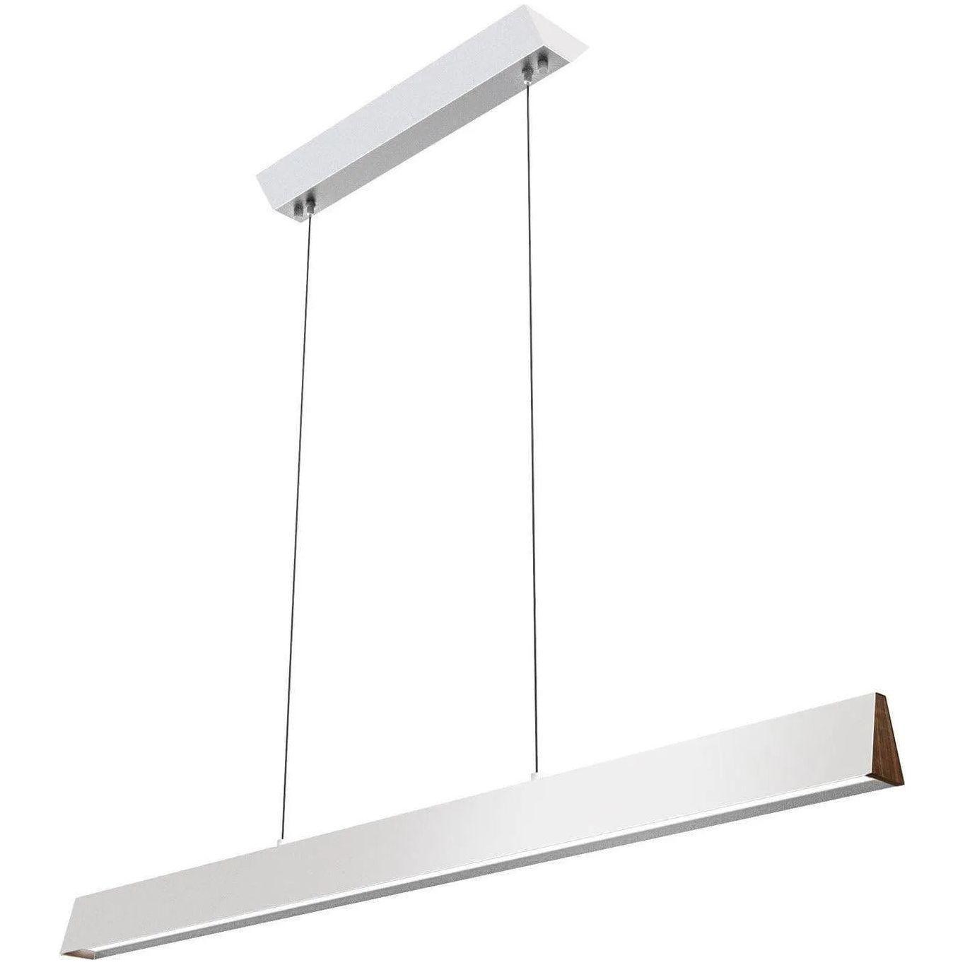 BlackJack Lighting - Flair Linear Pendant - FLR-48L-WH-WN-12T-30K - Canada Light Shop