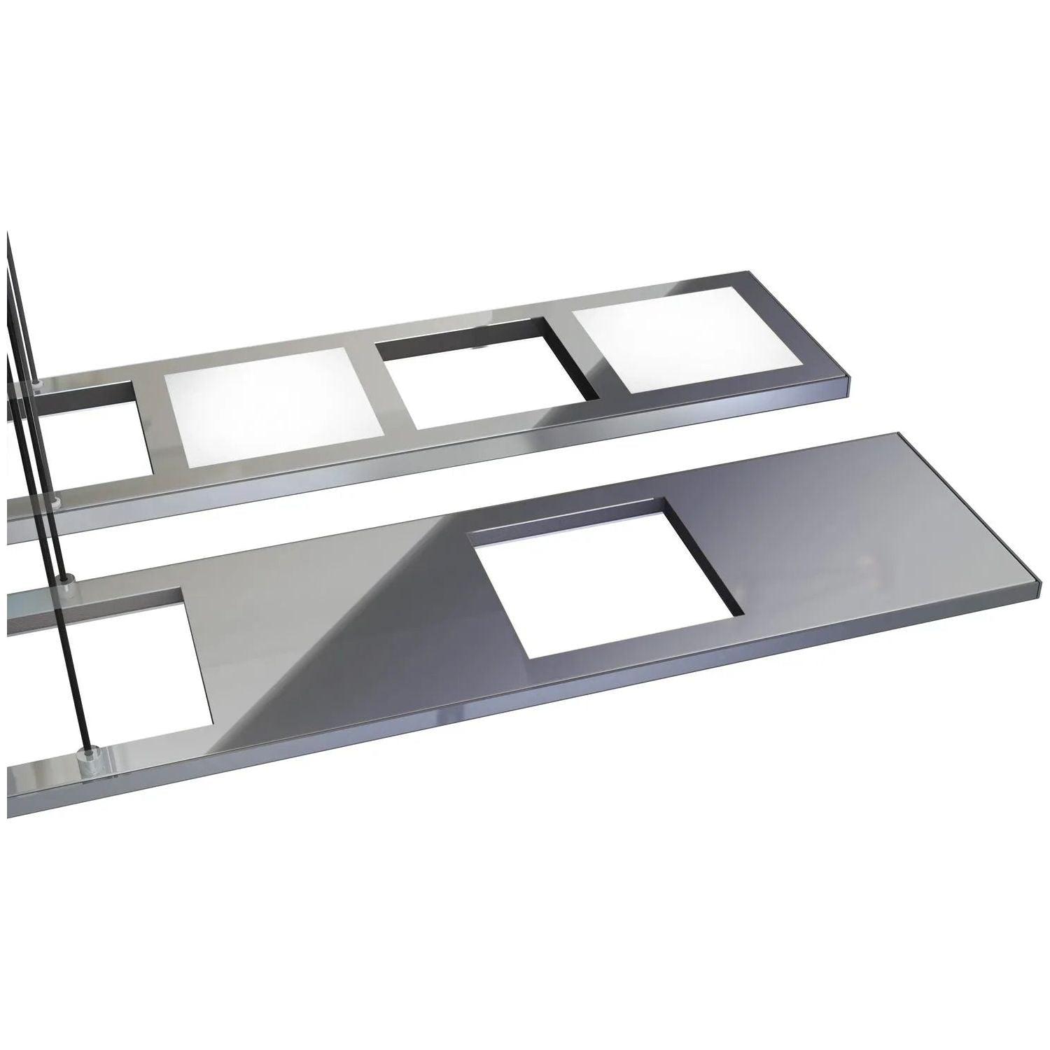 BlackJack Lighting - Quadra Linear Pendant - QDR-48P-PC-12T-30K - Canada Light Shop