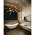 BlackJack Lighting - Starburst Chandelier - STB-29C-BB-27U-30K - Canada Light Shop