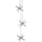 BlackJack Lighting - Starburst Triple Chandelier - STB-T29-SN-27U-30K - Canada Light Shop
