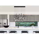 BlackJack Lighting - Steelos Linear Pendant - STL-38P-BL-27U-30K - Canada Light Shop